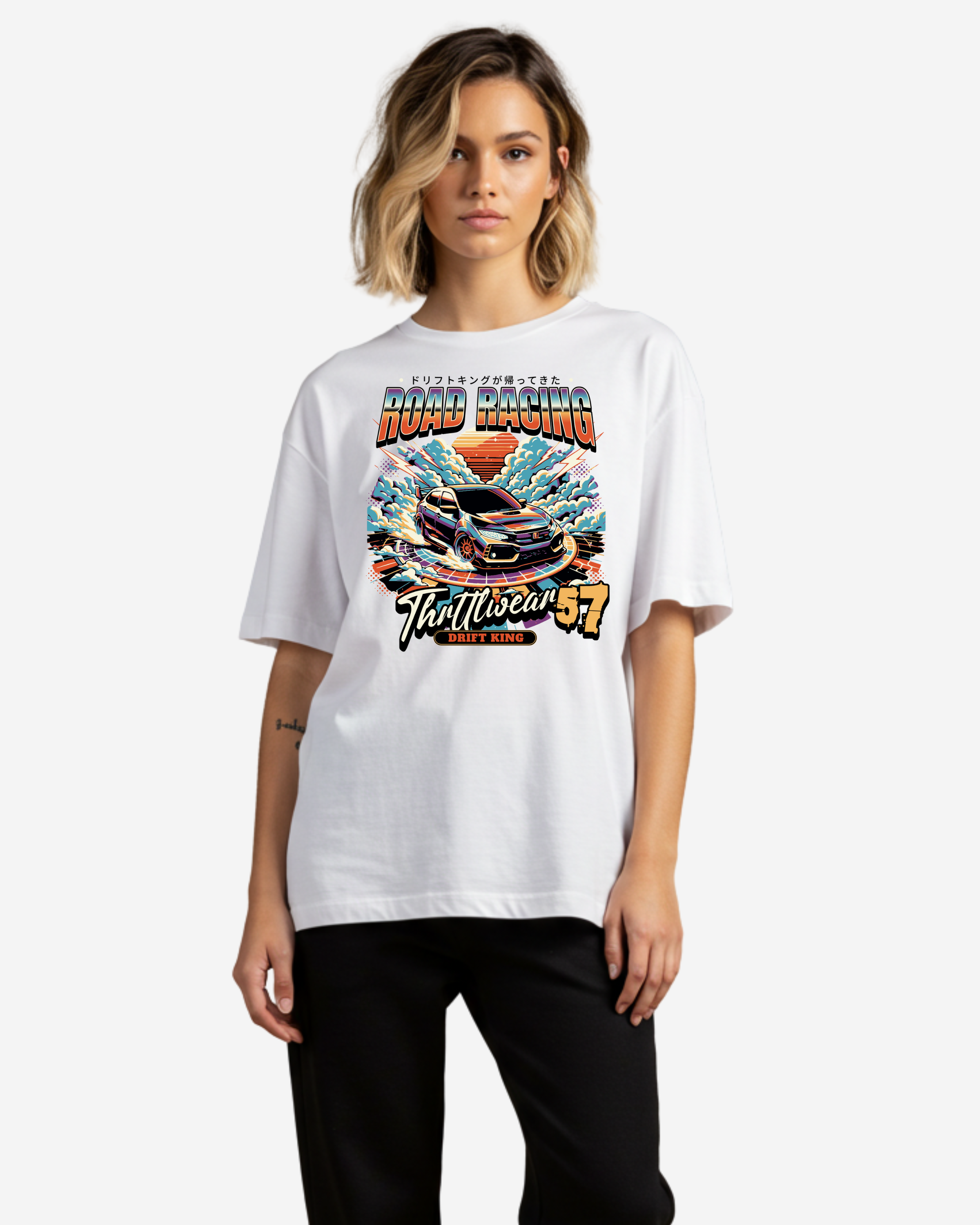 Road Racing Oversized T-Shirt