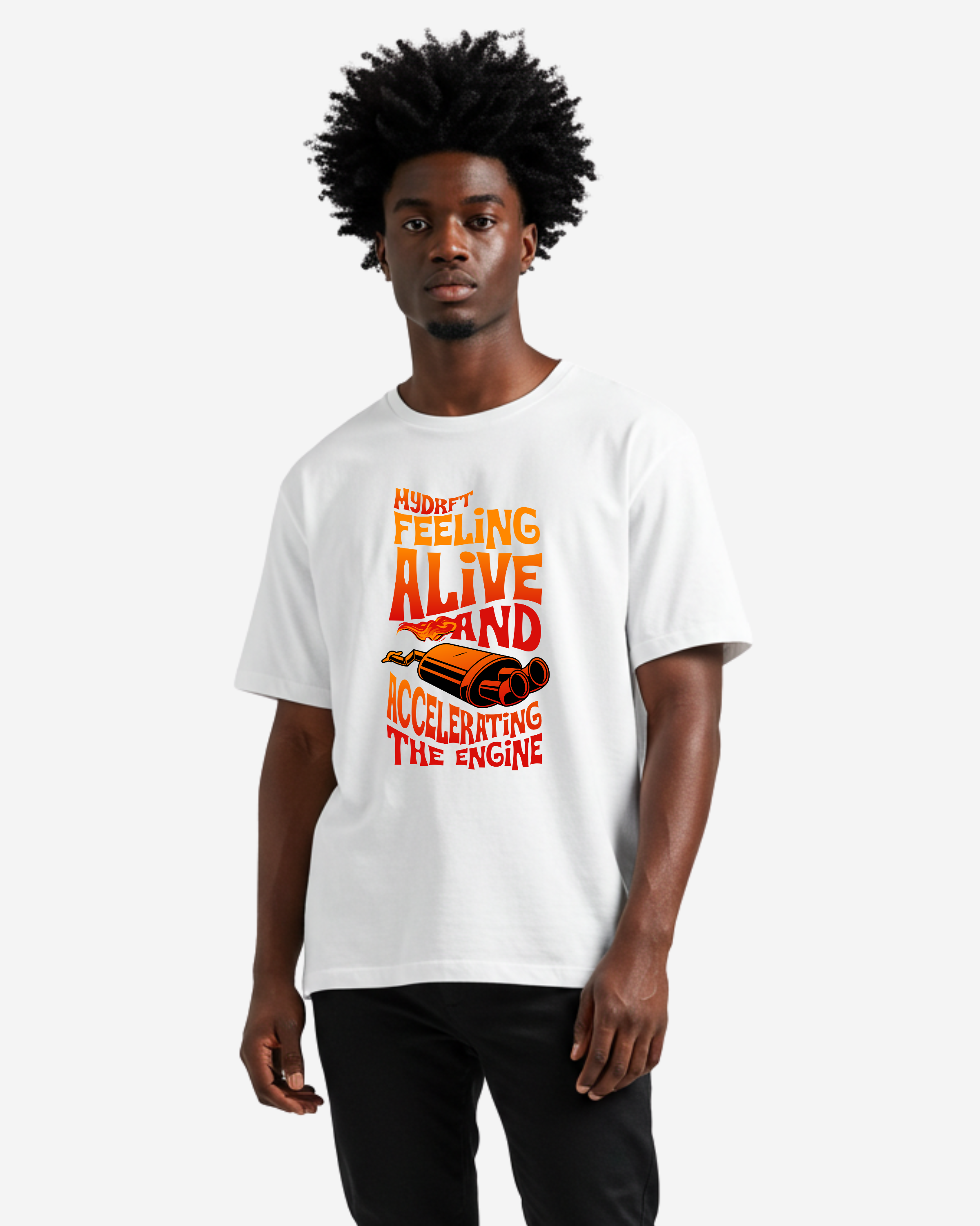 Accelerating The Engine Oversized T-Shirt