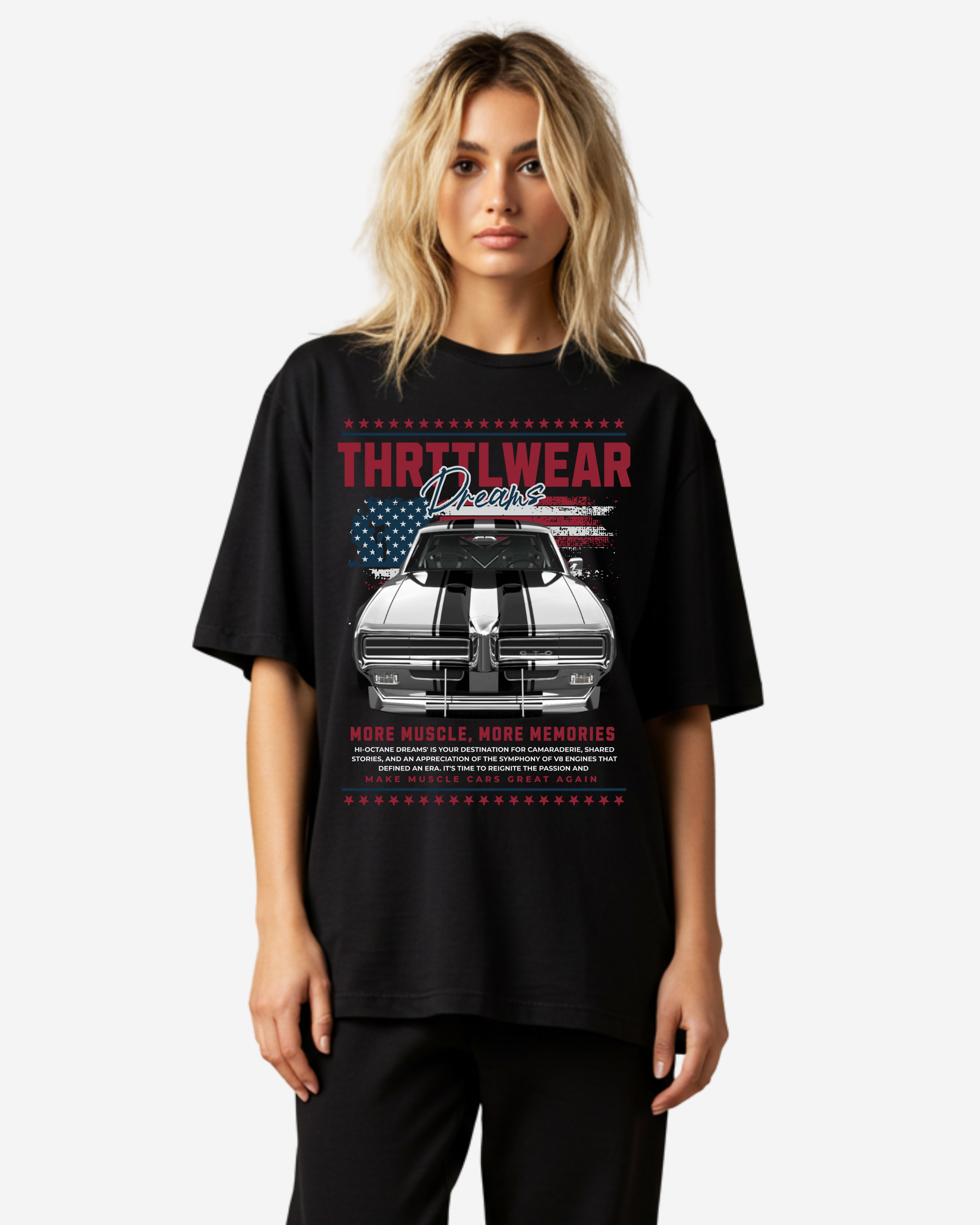 Hi-Octane Dreams Oversized T-Shirt
