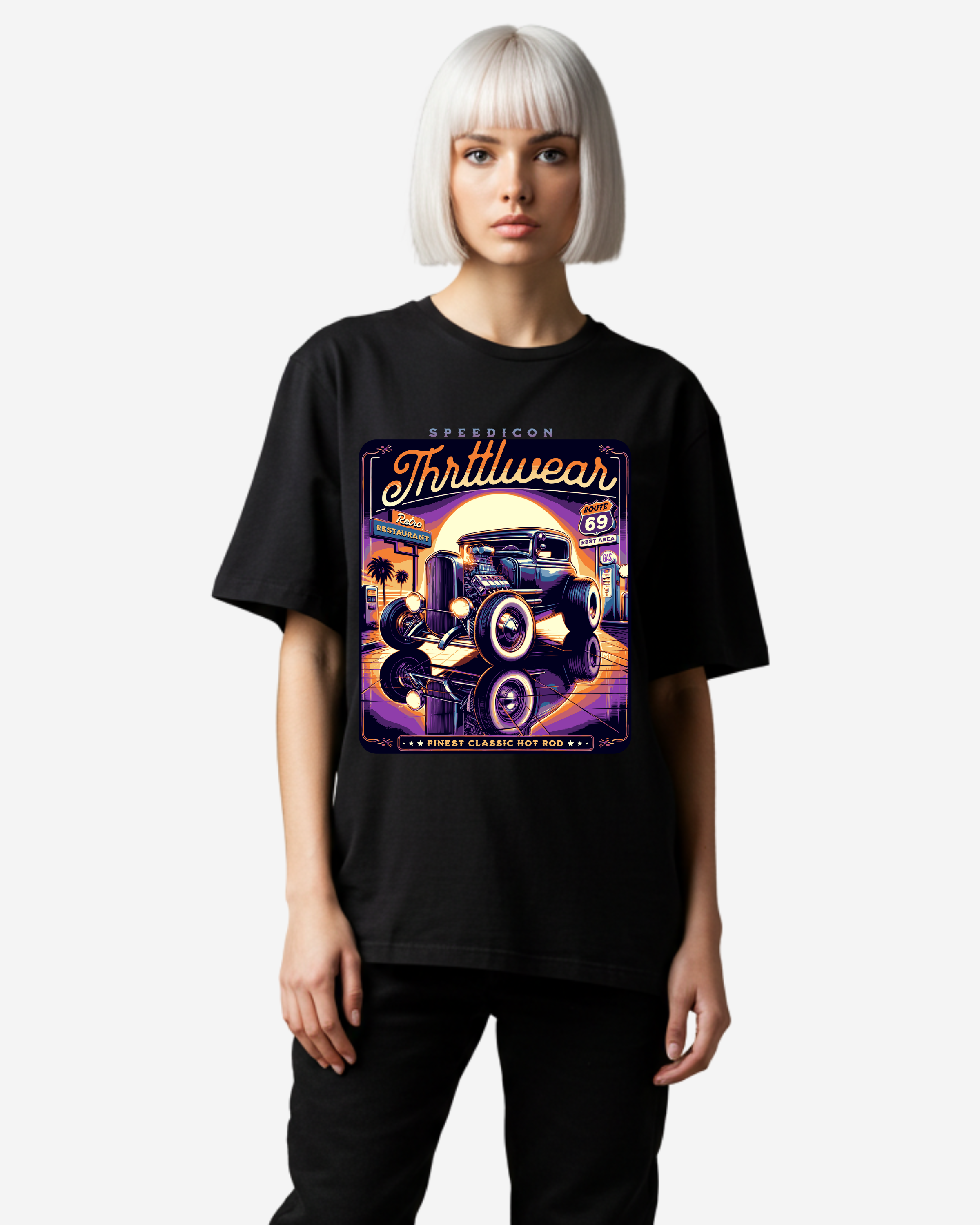 Speed Icon American Oversized T-Shirt