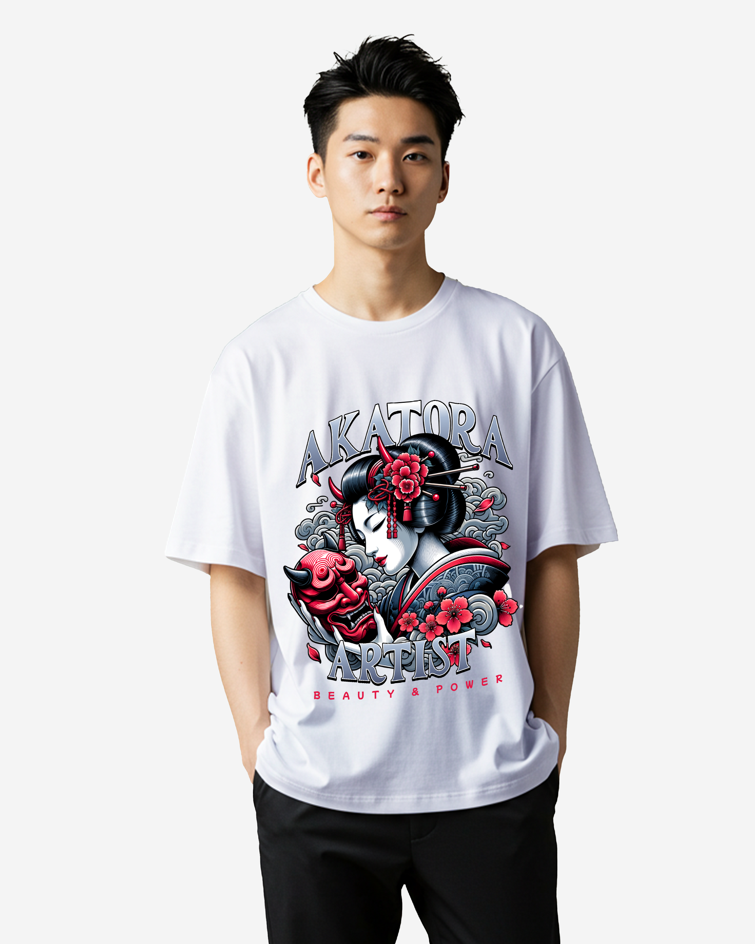 Geisha Oversized T-Shirts