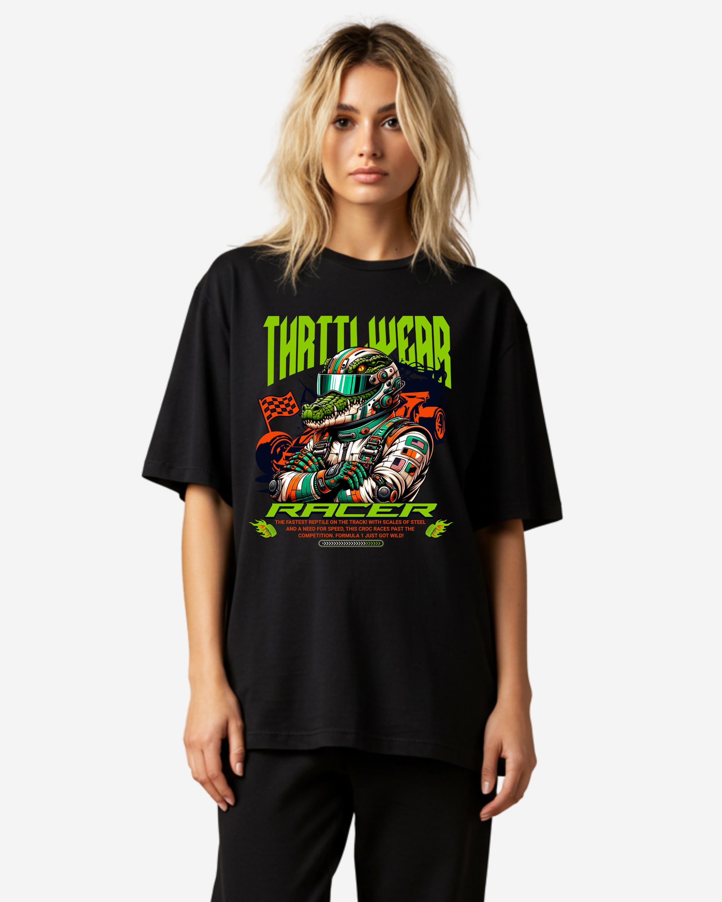 Crocodile Racer Oversized T-Shirt