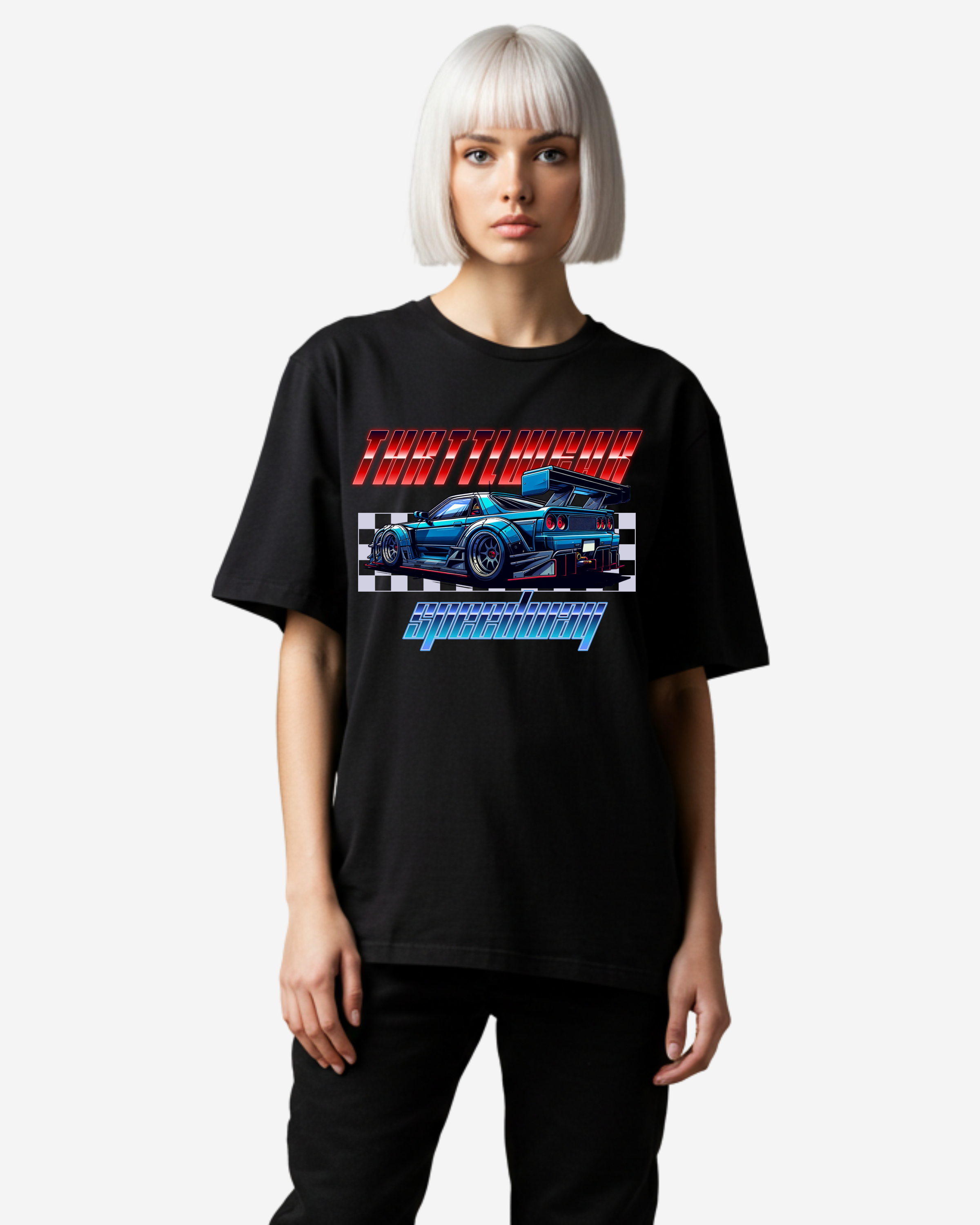 Speed Car Oversized T-Shirt