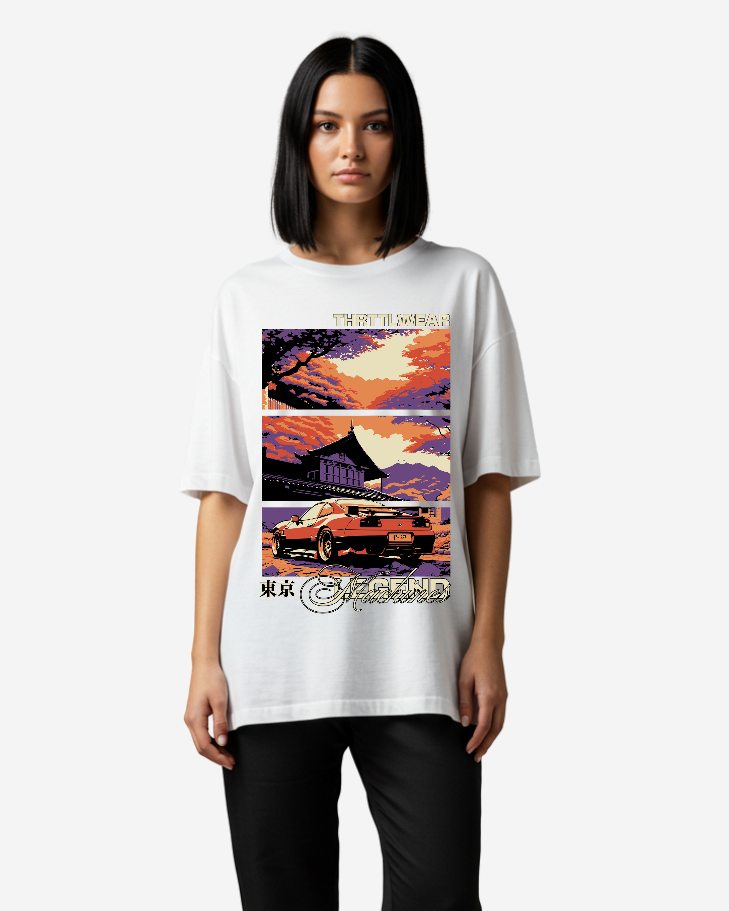 Japan Car Oversized T-Shirt