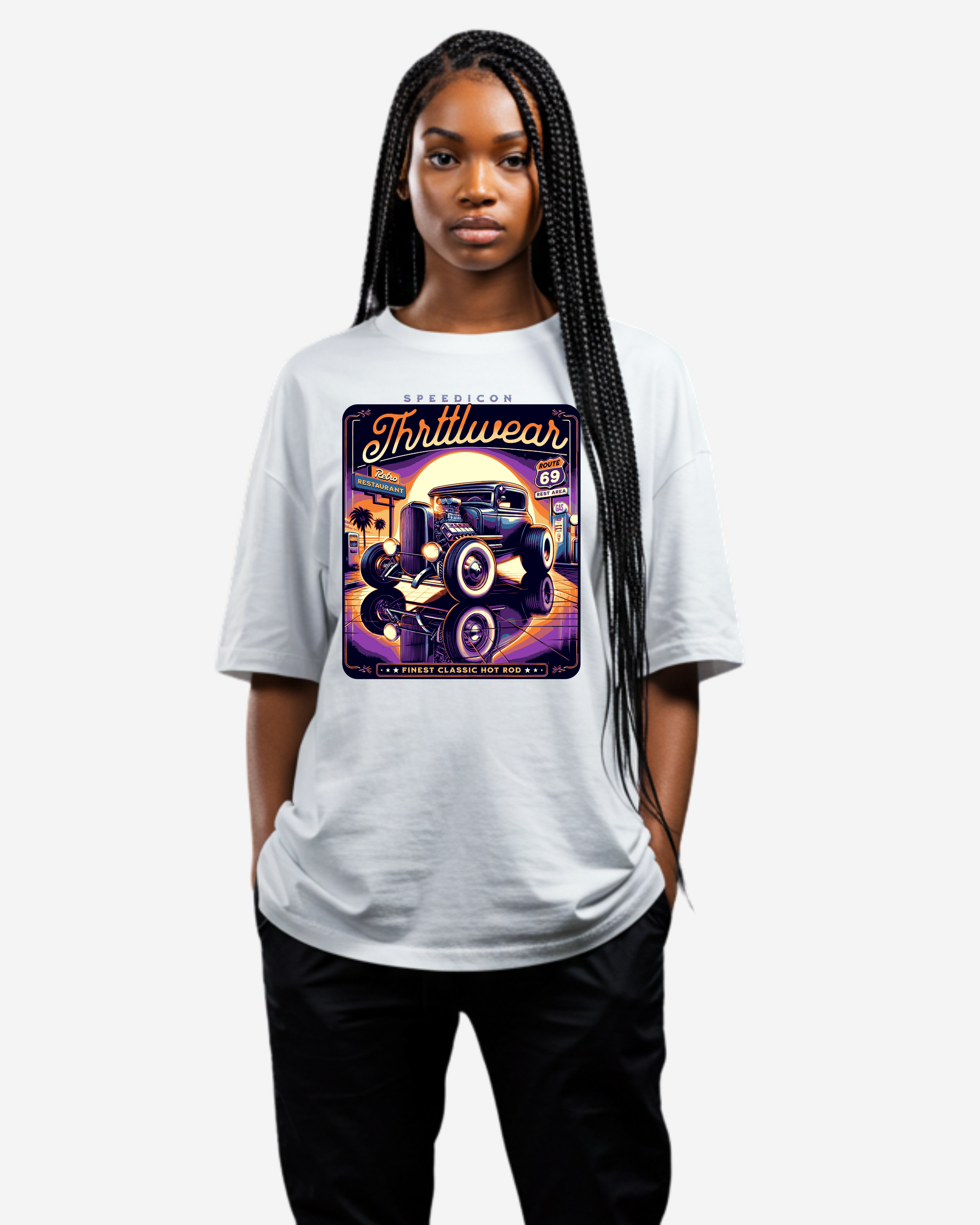 Speed Icon American Oversized T-Shirt