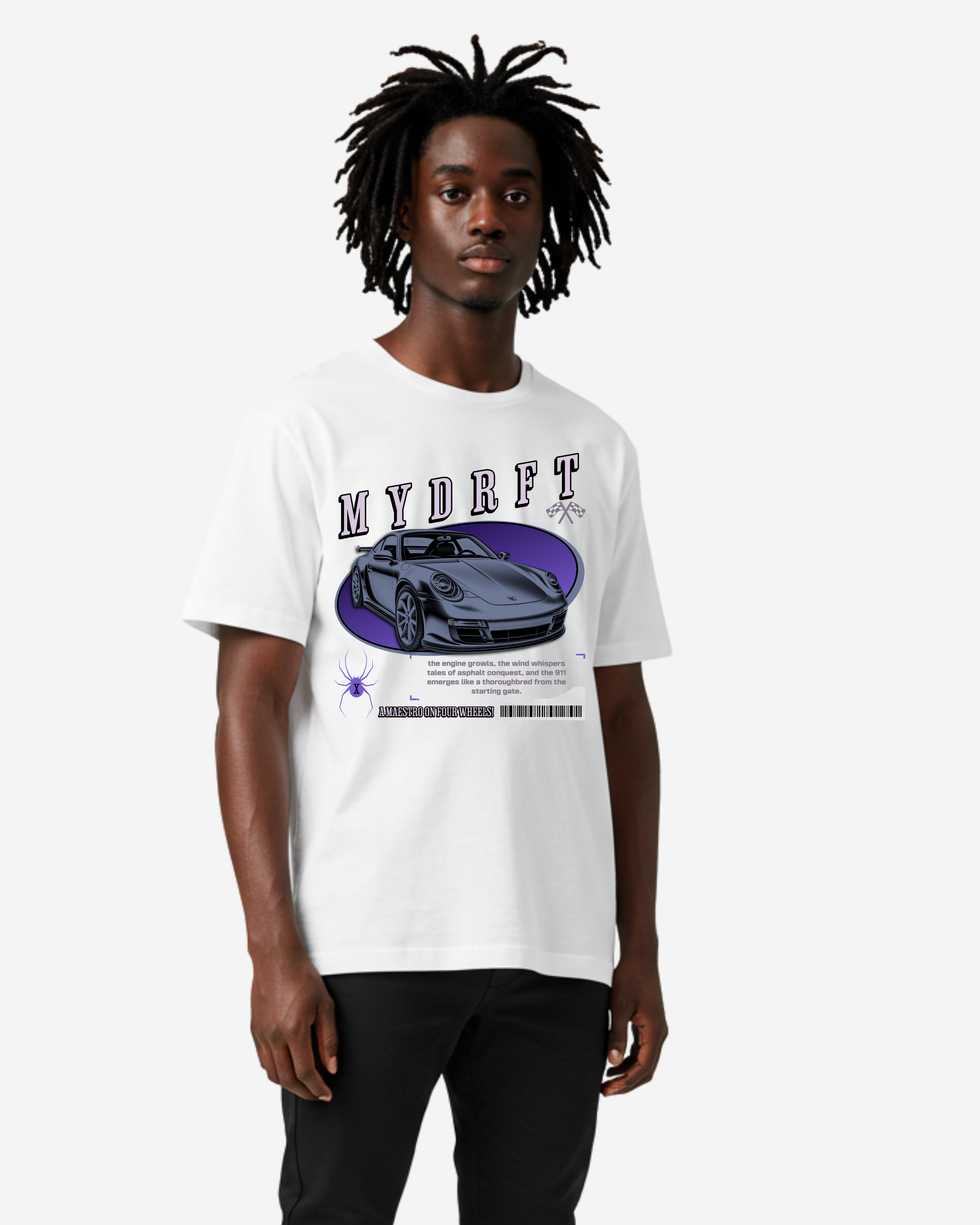 Car Graphic Oversized T-Shirt