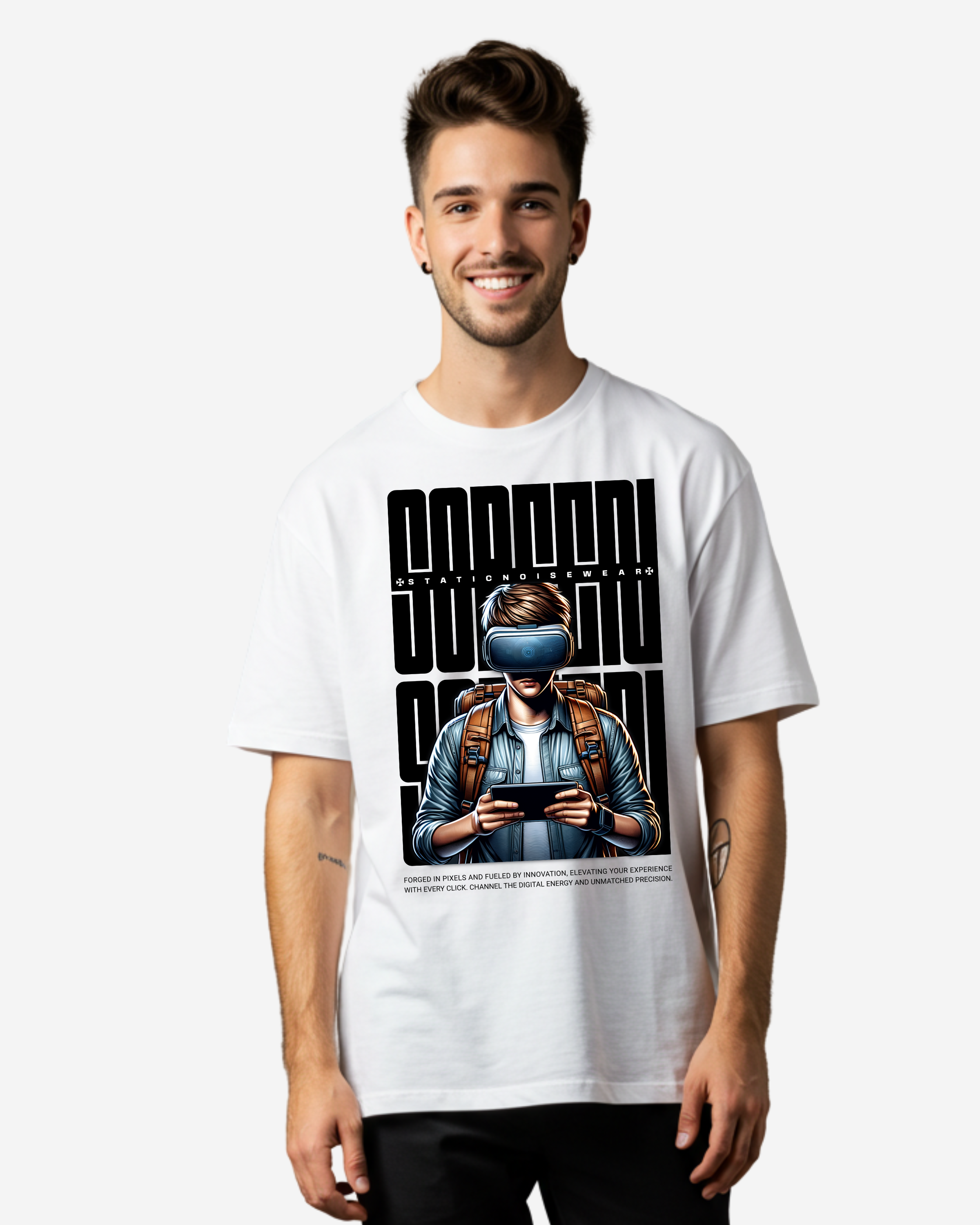 Beyond the Screen Men's Oversized T-Shirt