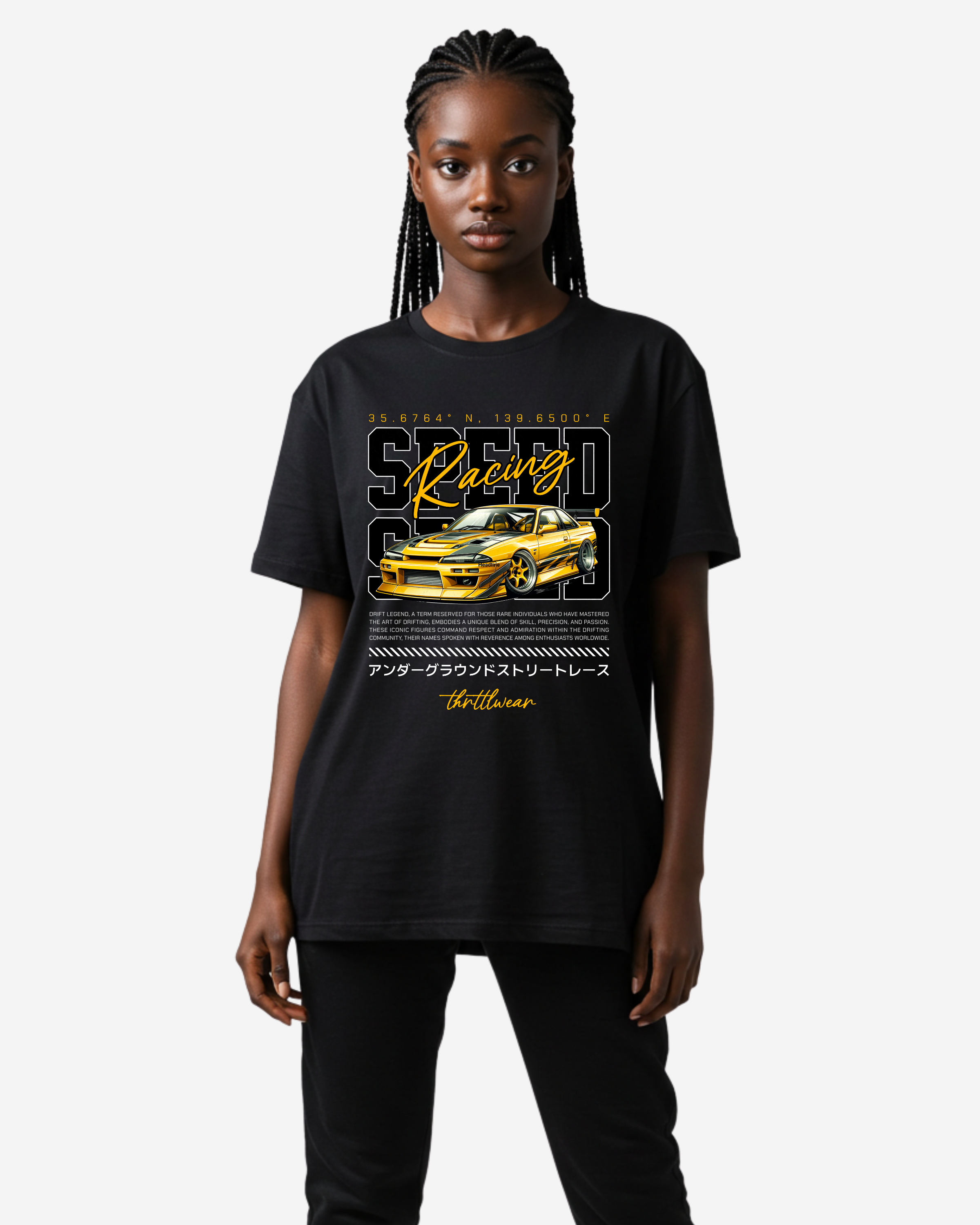 Speed Racing Drift Oversized T-Shirt