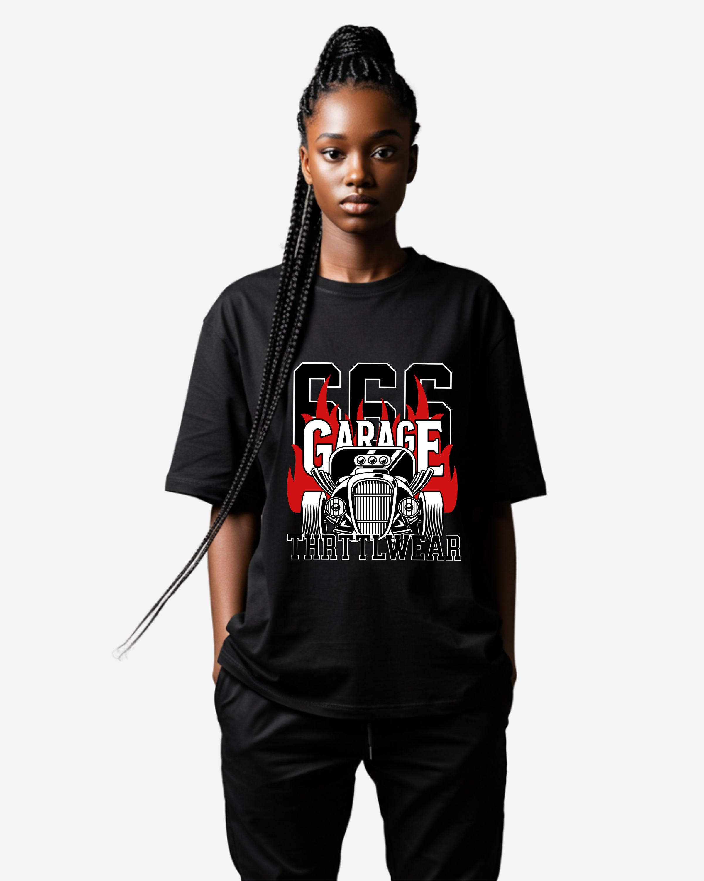 The Hotrod Garage Oversized T-Shirt