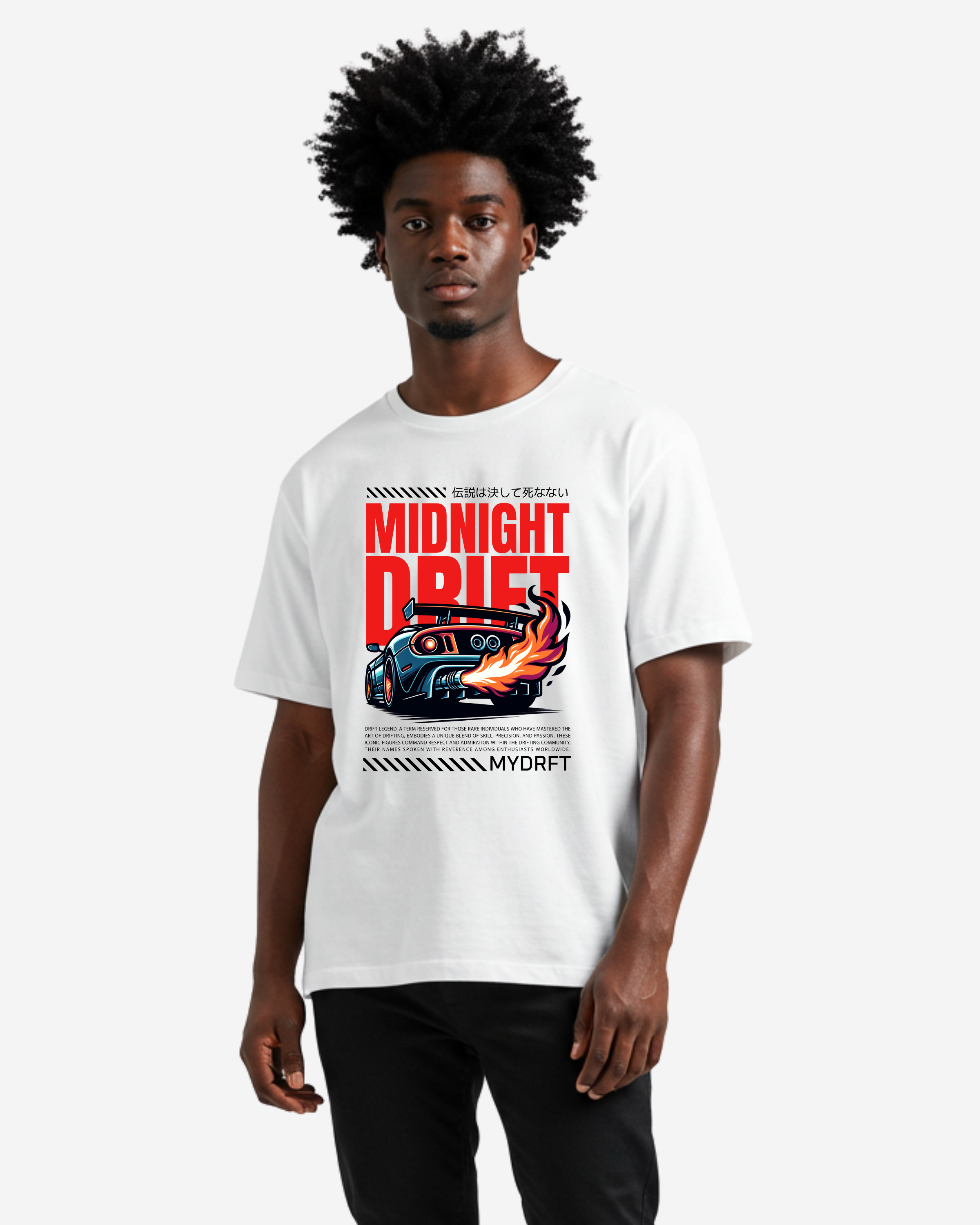 Midnight Drift Oversized T-Shirt