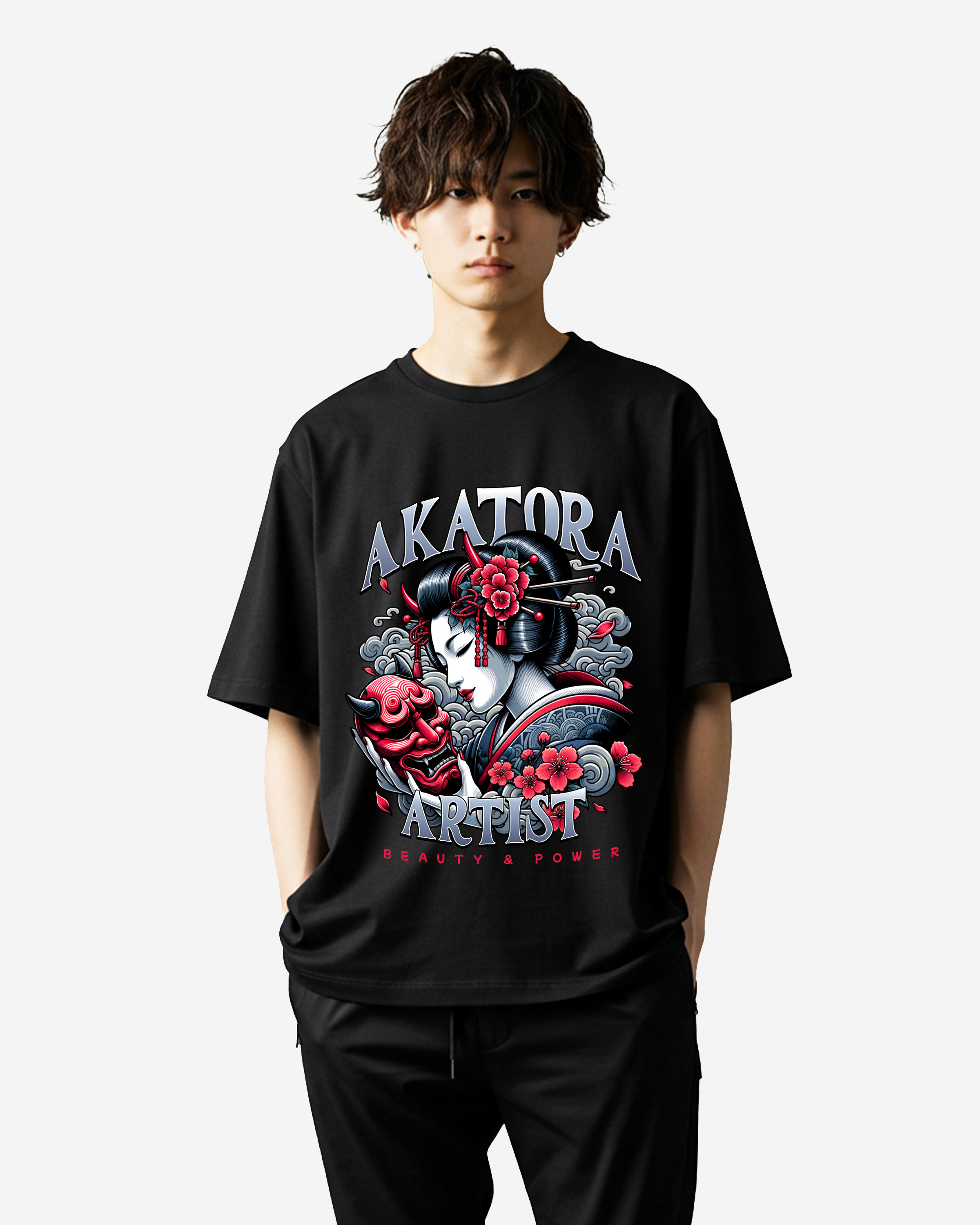 Geisha Oversized T-Shirts