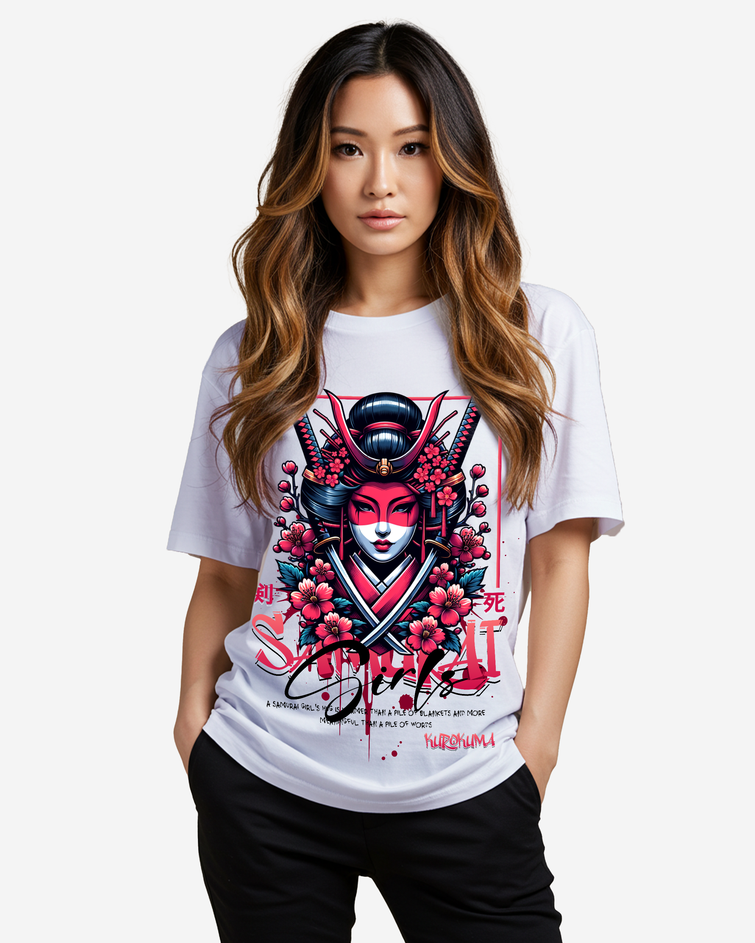 Samurai Girls Oversized T-Shirts