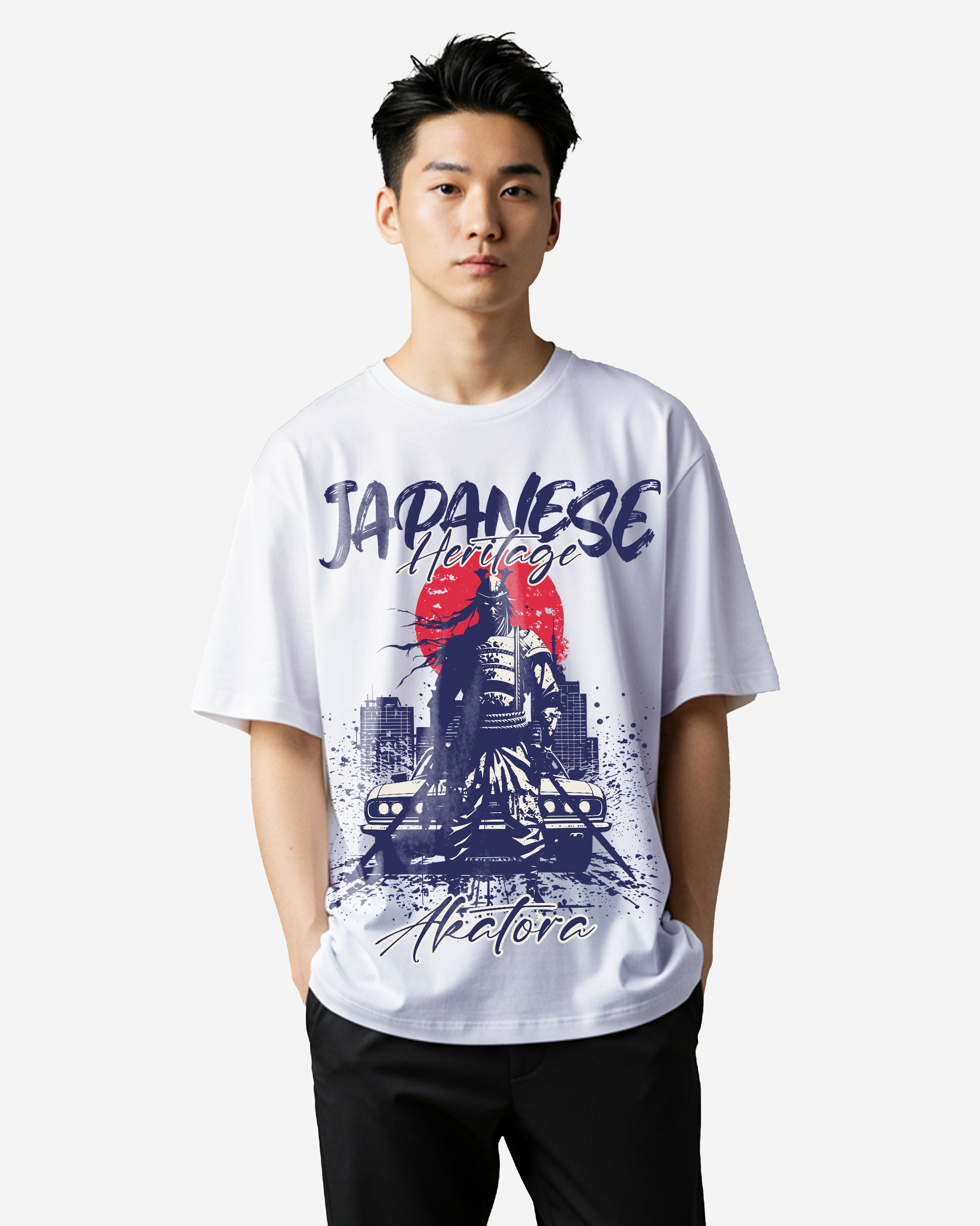 Japanese Heritage Oversized T-Shirts