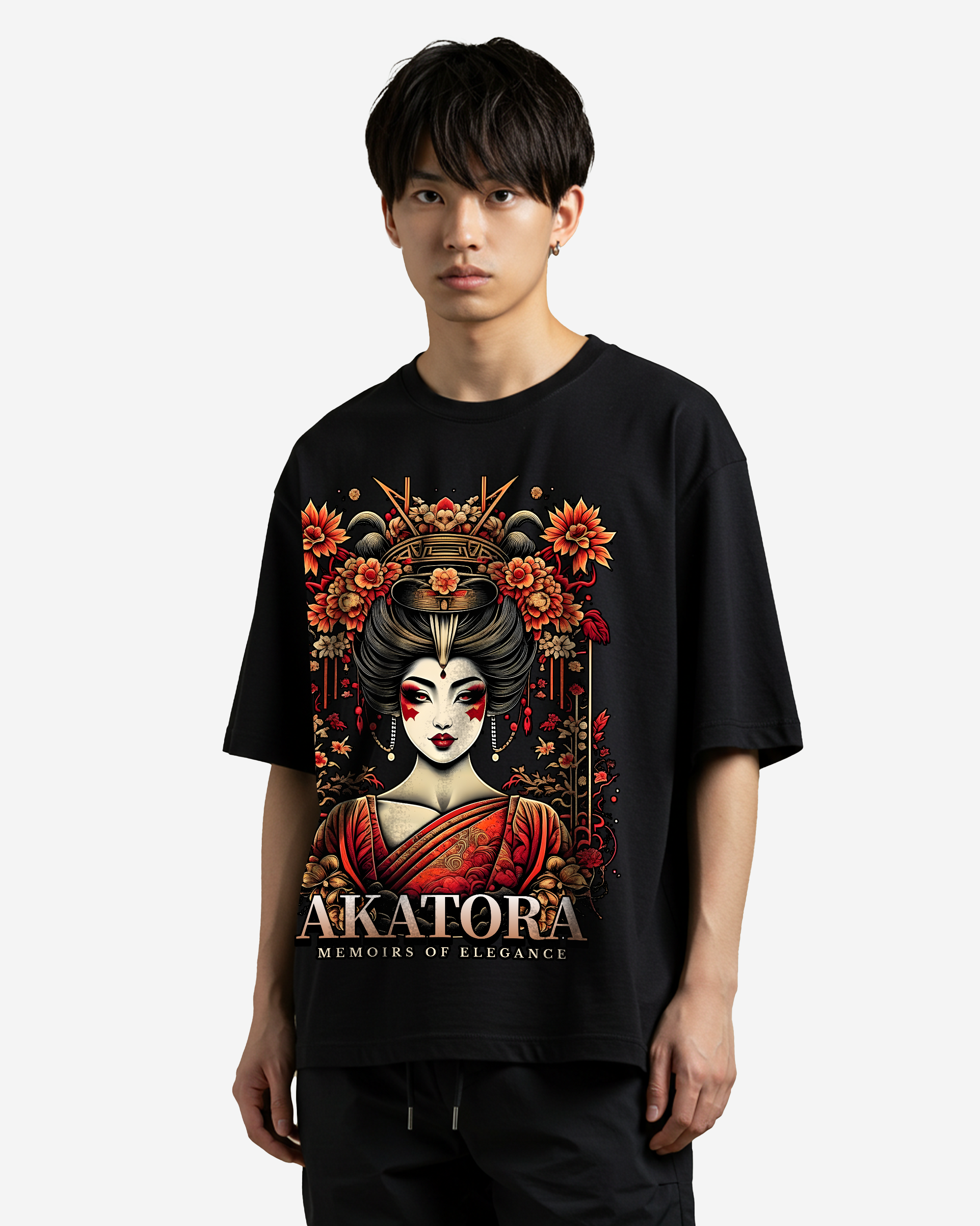 Memoirs Of Elegance Oversized T-Shirts
