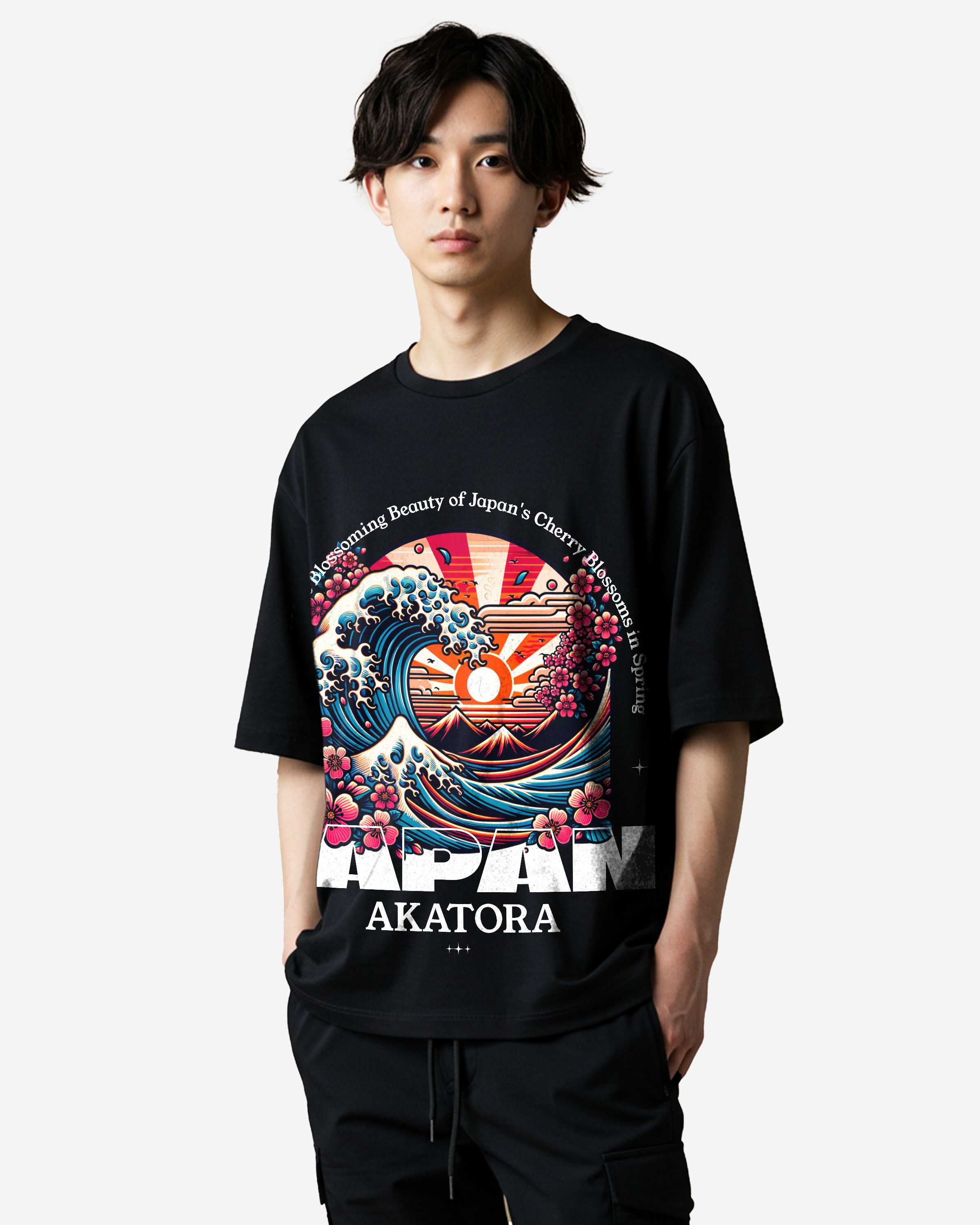 Blossoming Beauty Oversized T-Shirts