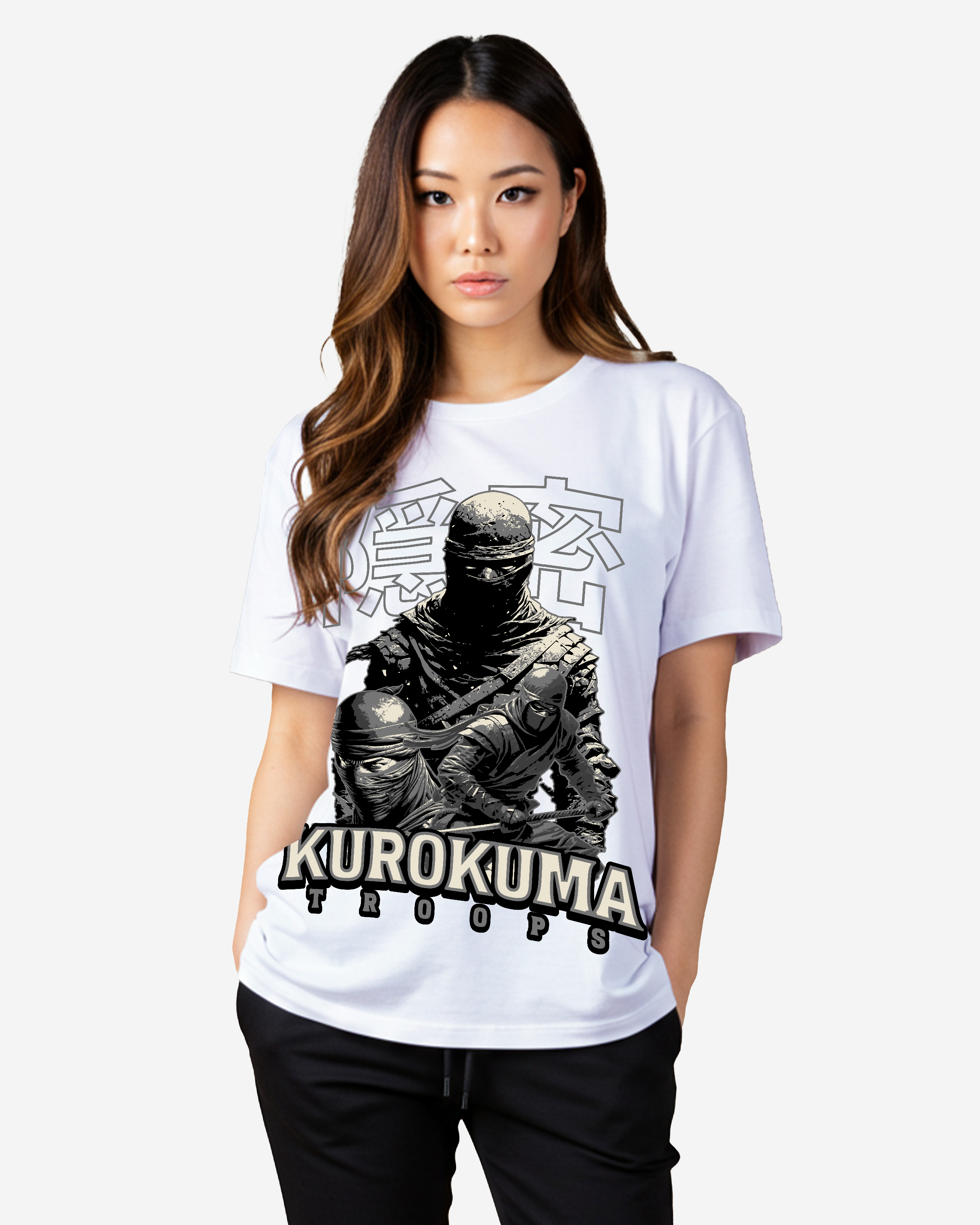 Ninja Graphic Oversized T-Shirt