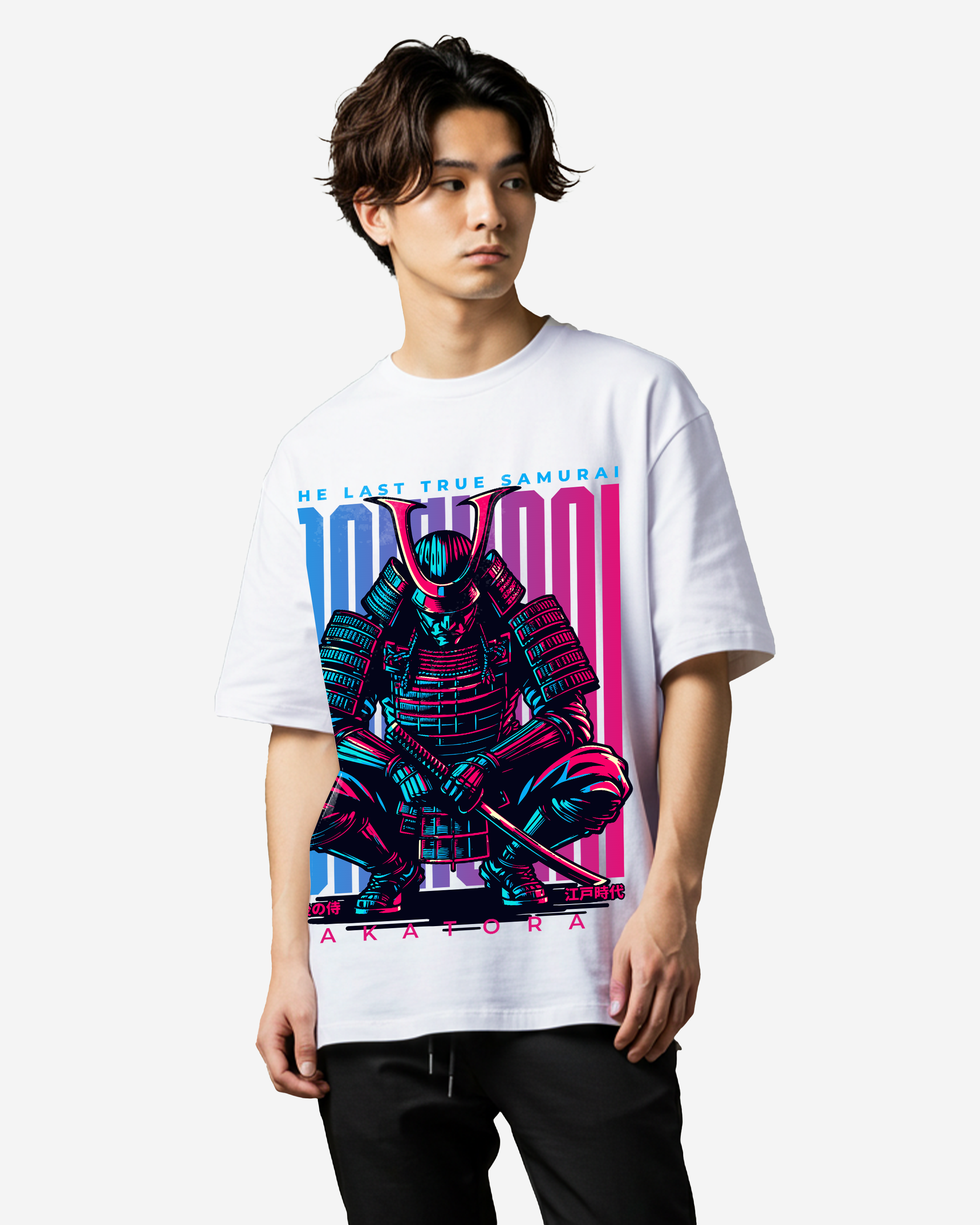 The Last True Samurai Oversized T-Shirts