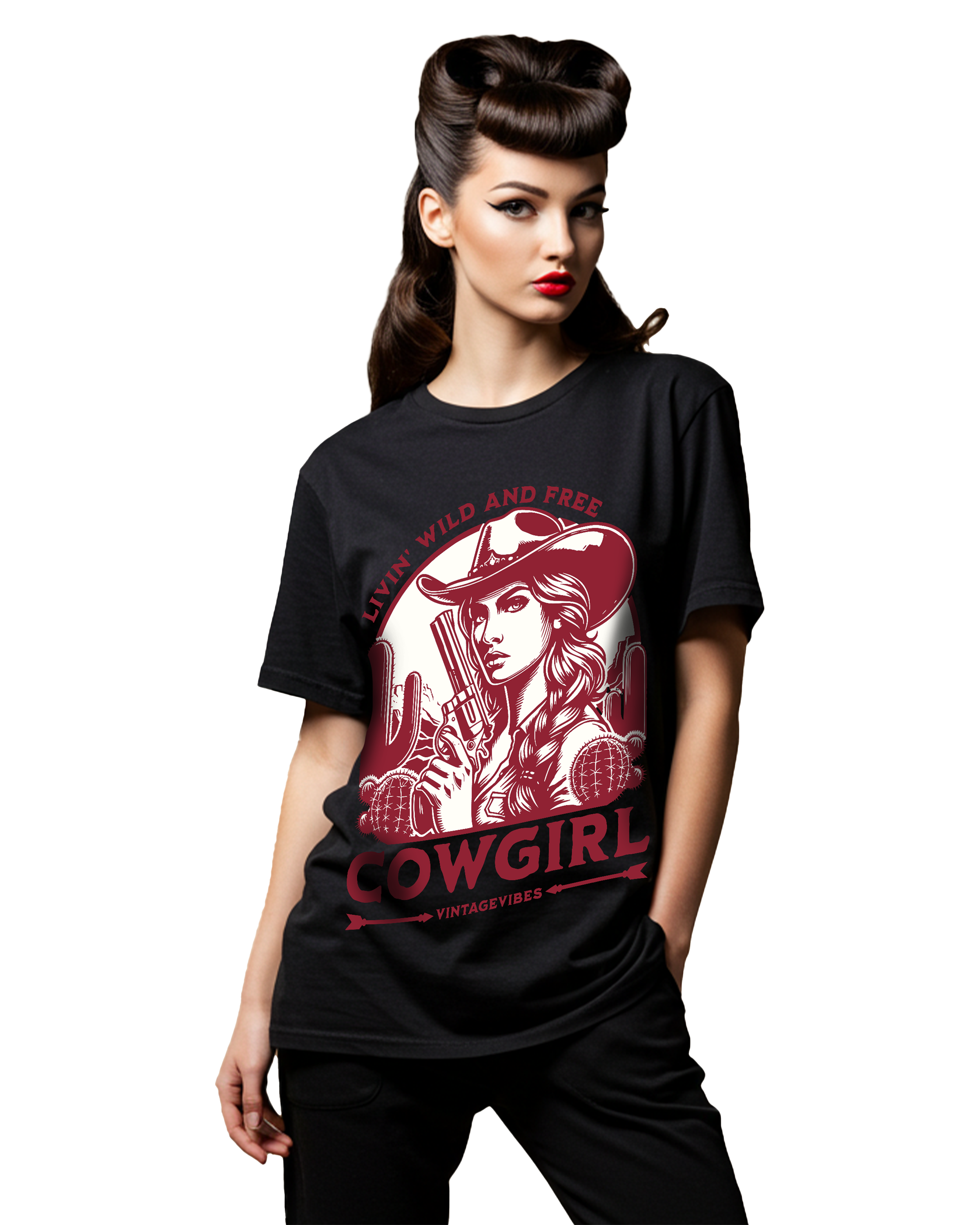 Cowgirl Women's Oversized T-Shirt