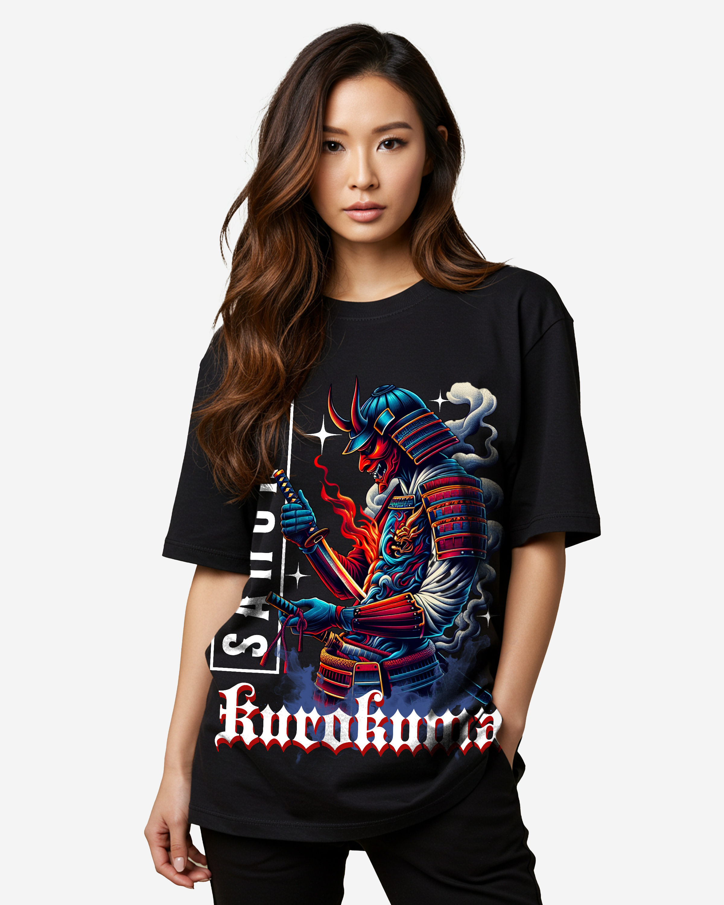 Samurai Resolve Oversized T-Shirt