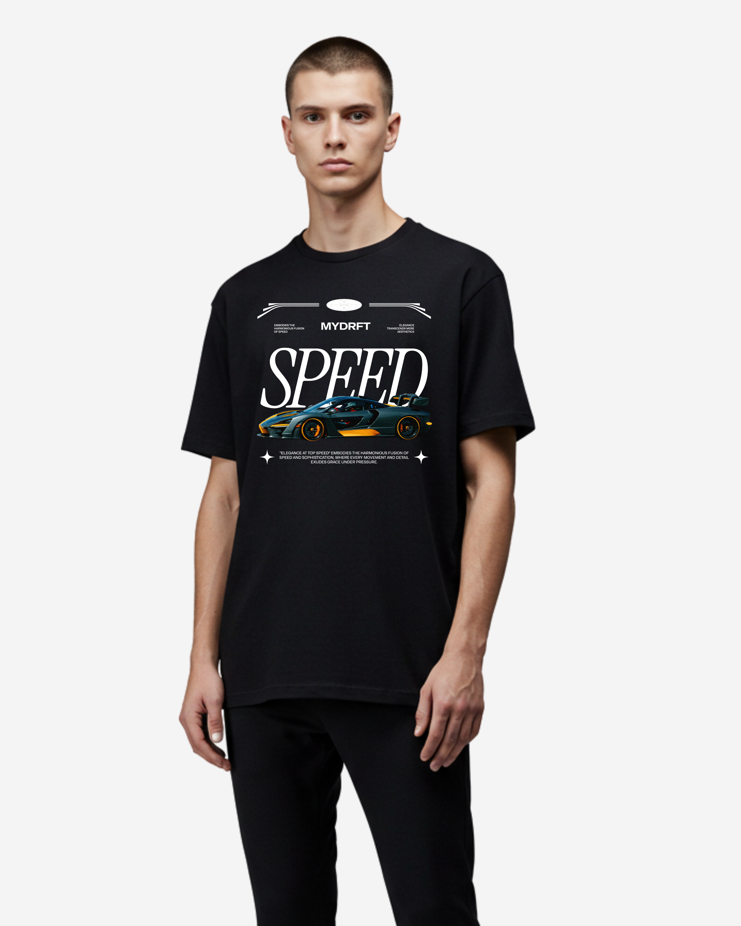 Speed Car Streetwear Oversized T-Shirt