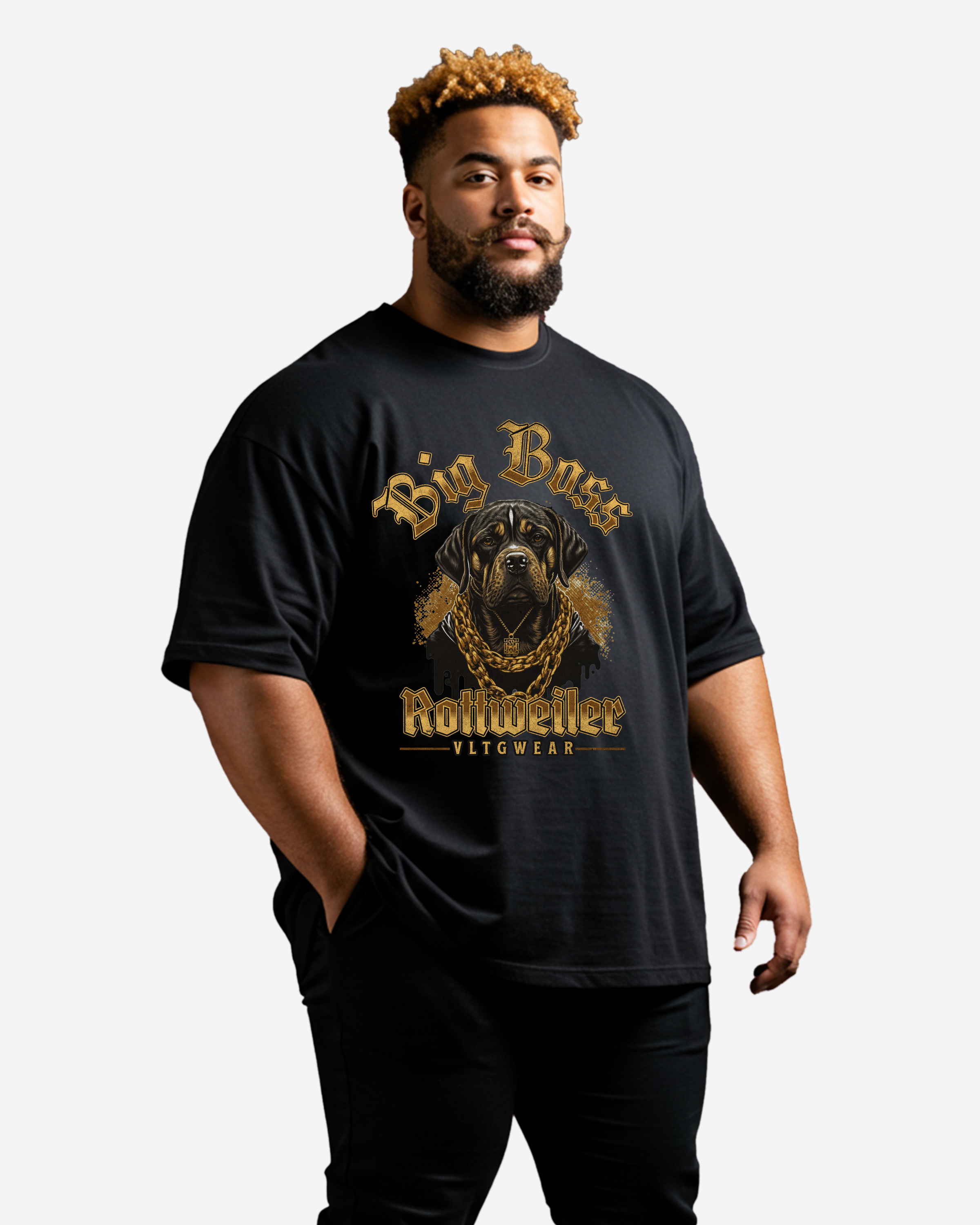 Big Boss Kennels Men's Oversized T-Shirt