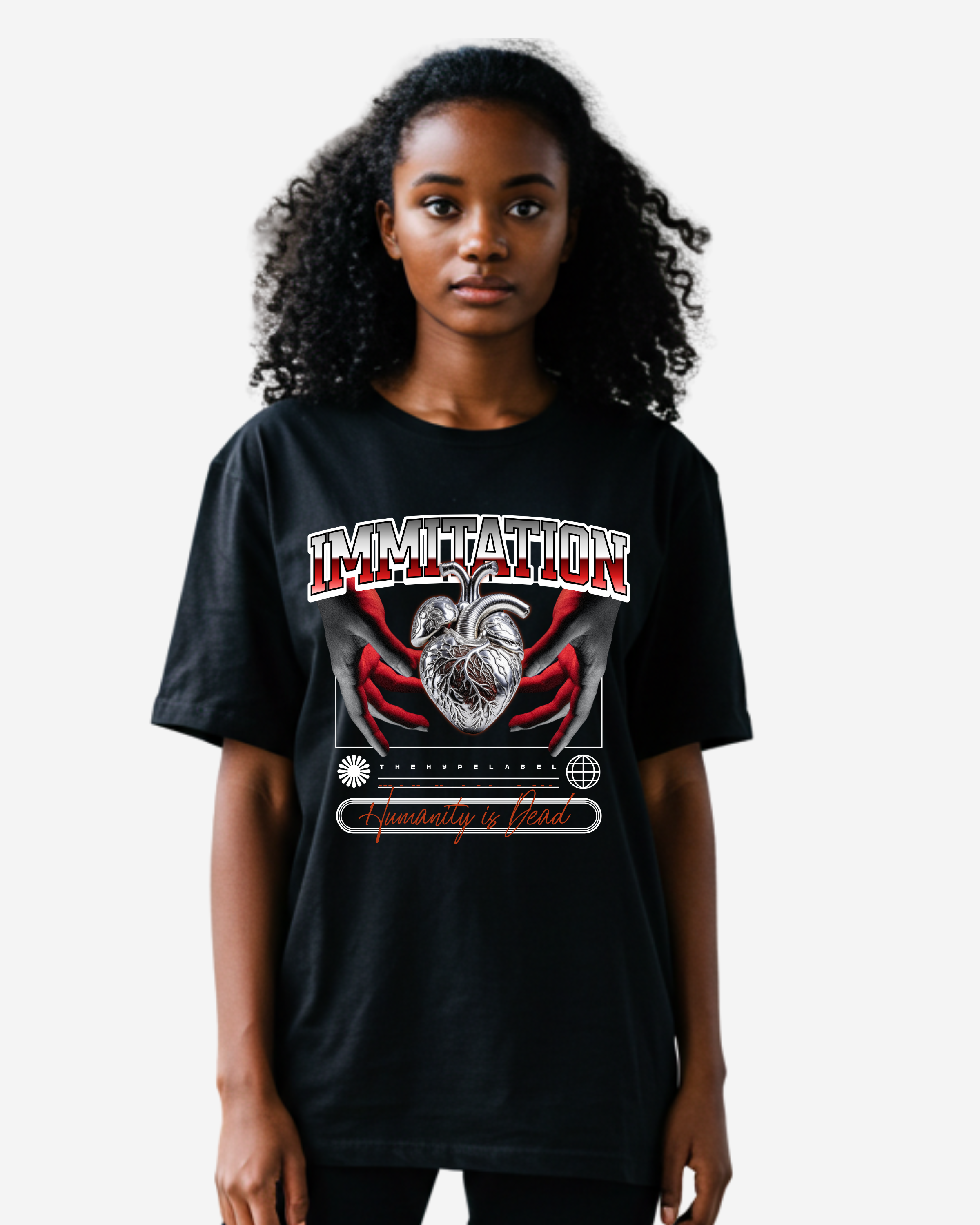 Immitation Women's Oversized T-Shirt