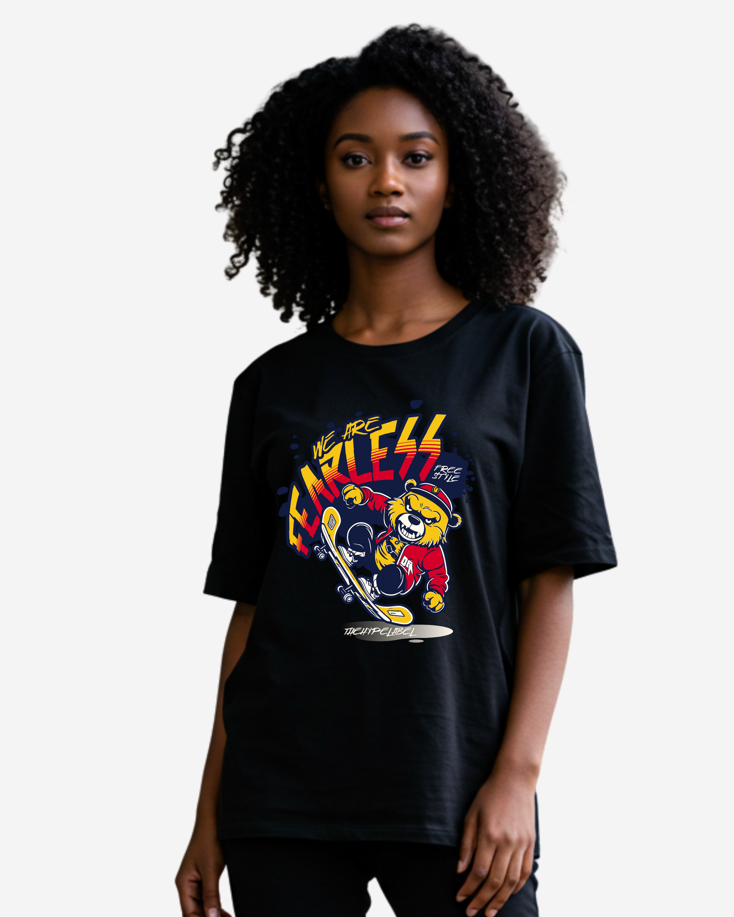 Skate Board Freestyle Women's Oversized T-Shirt