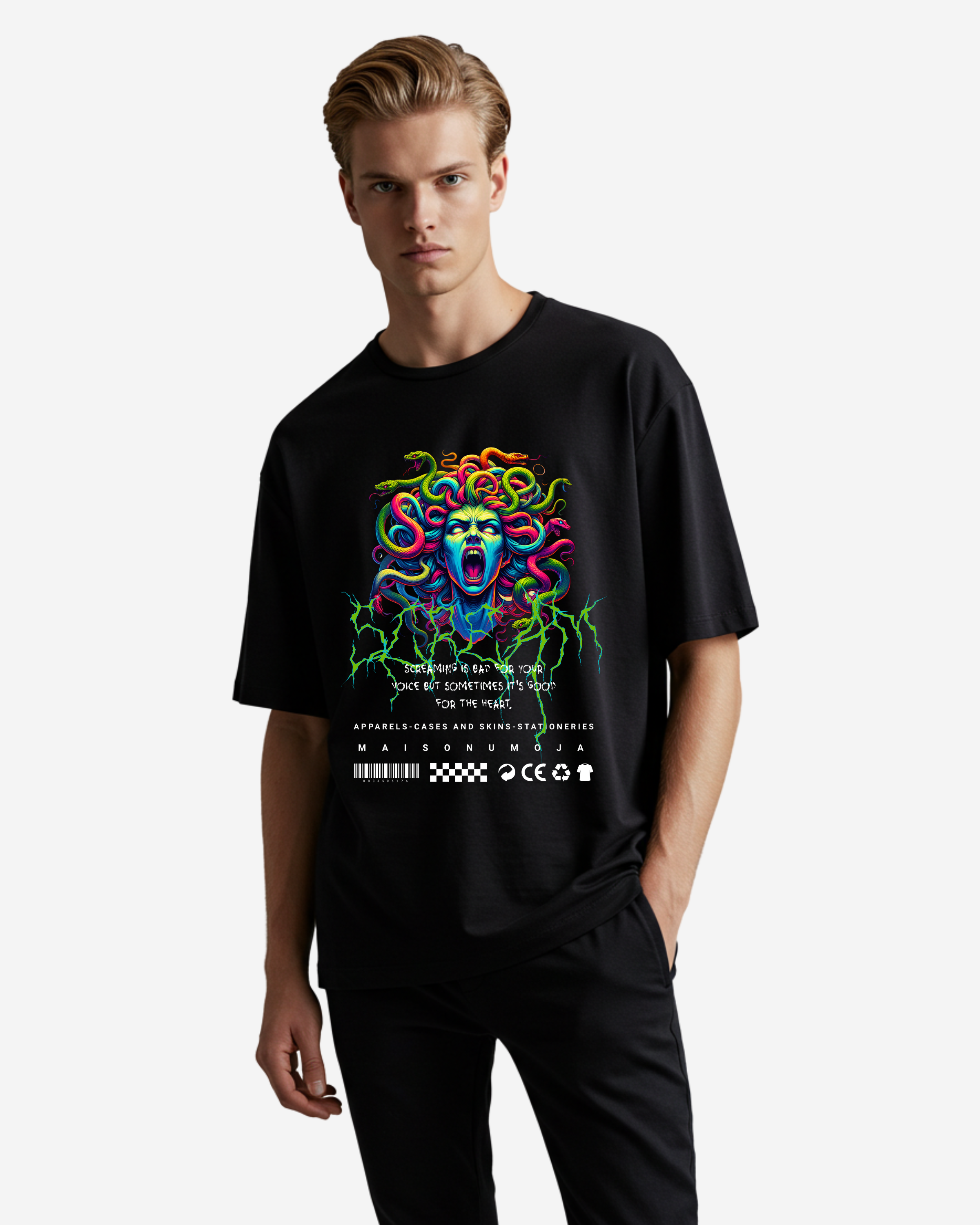 Screaming Oversized T-Shirt