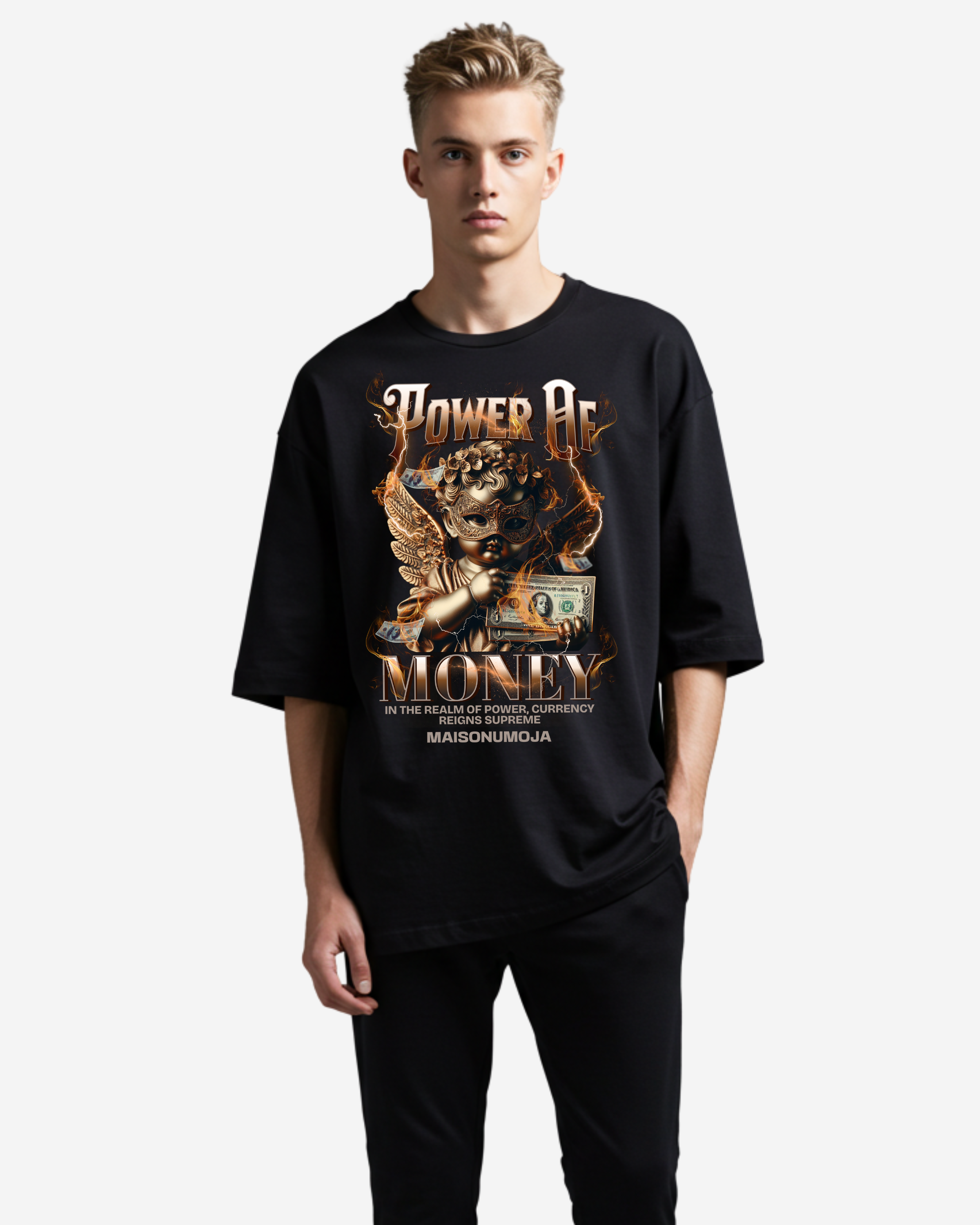 Power Of Money Oversized T-Shirt