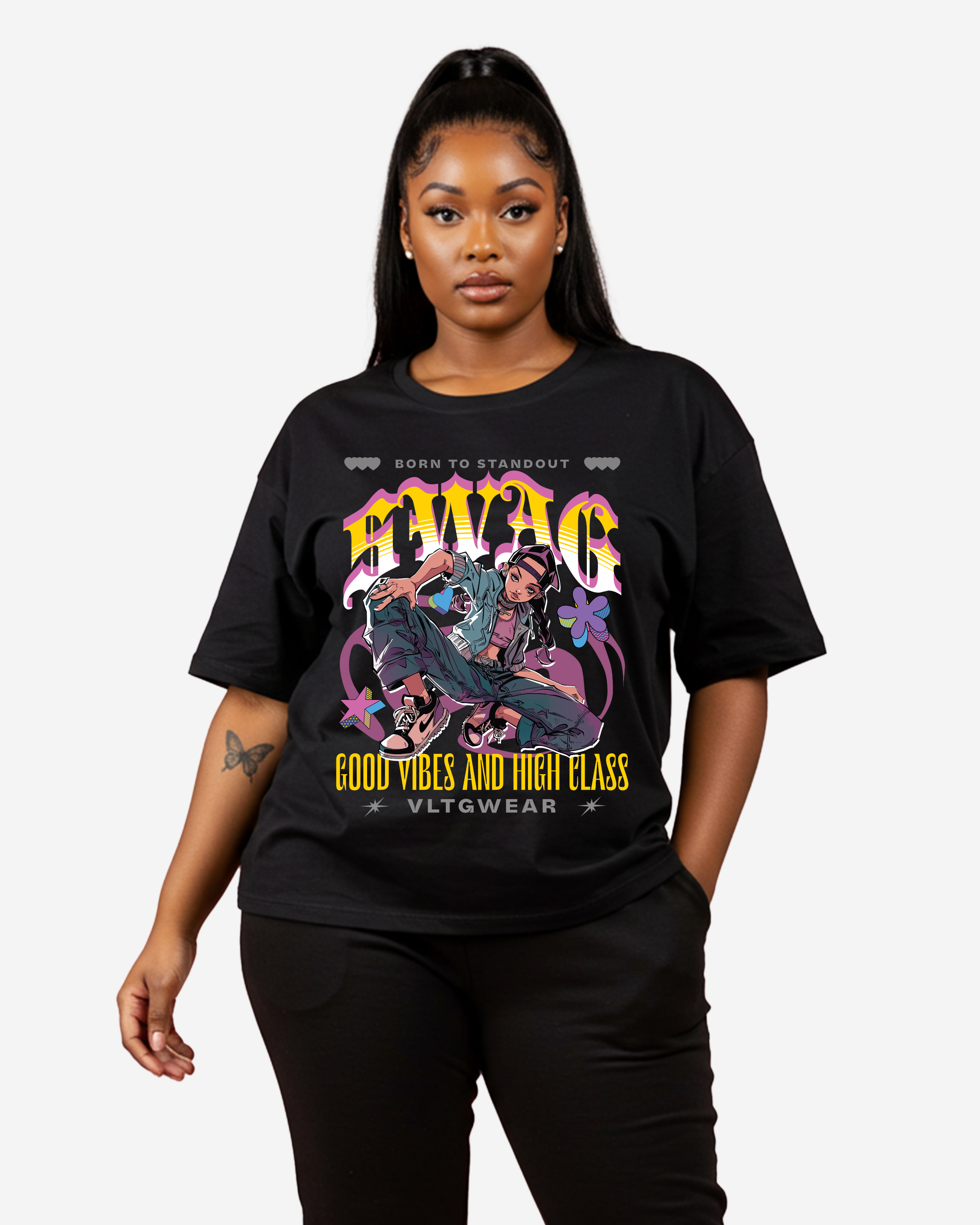 Born to Stand out Women's Oversized T-Shirt