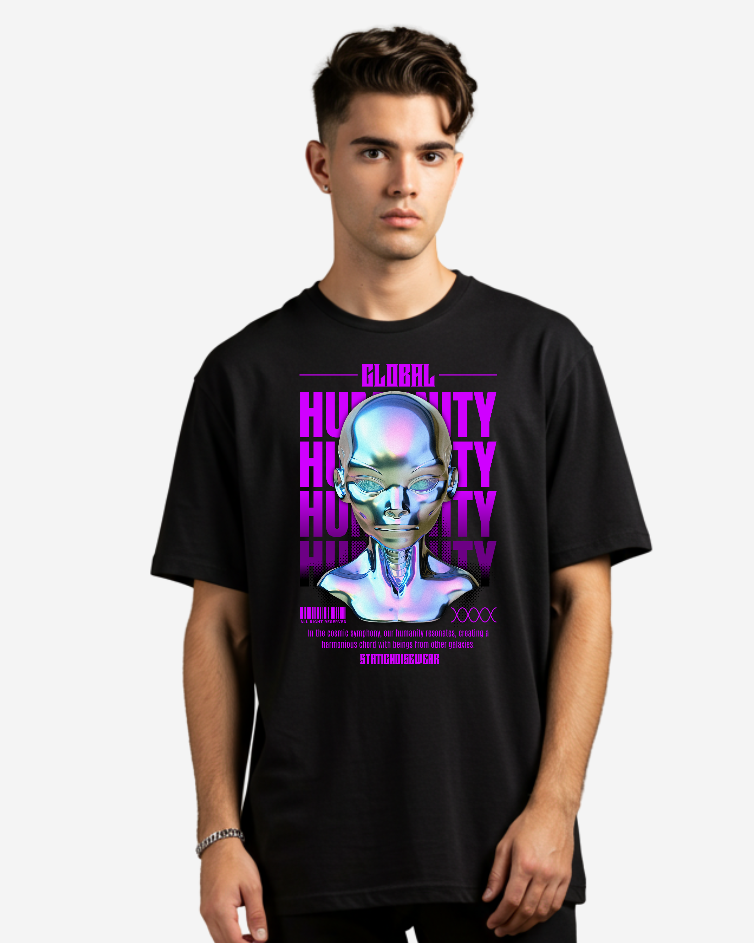 Global Humanity Men's Oversized T-Shirt