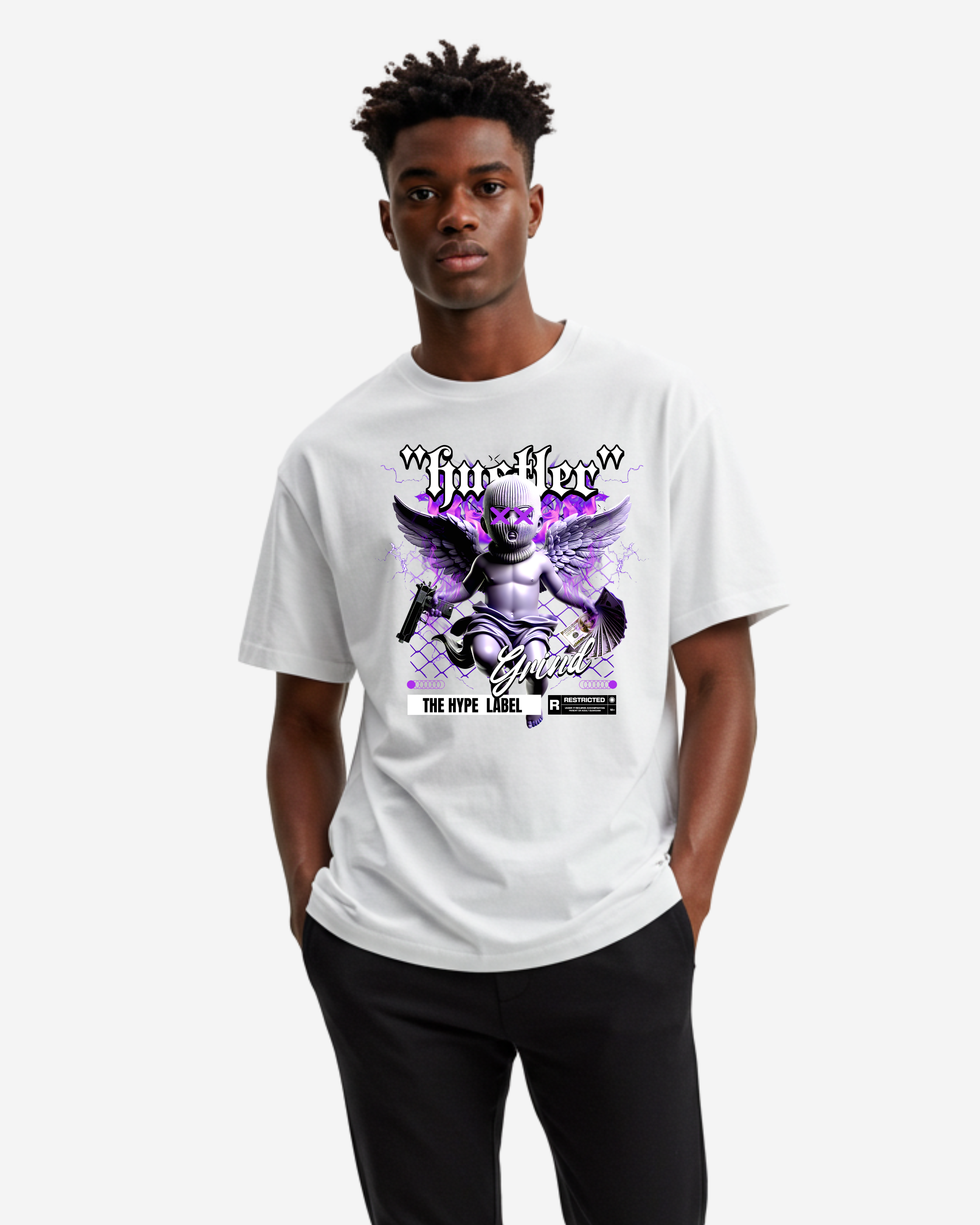 Hustler Men's Oversized T-Shirt