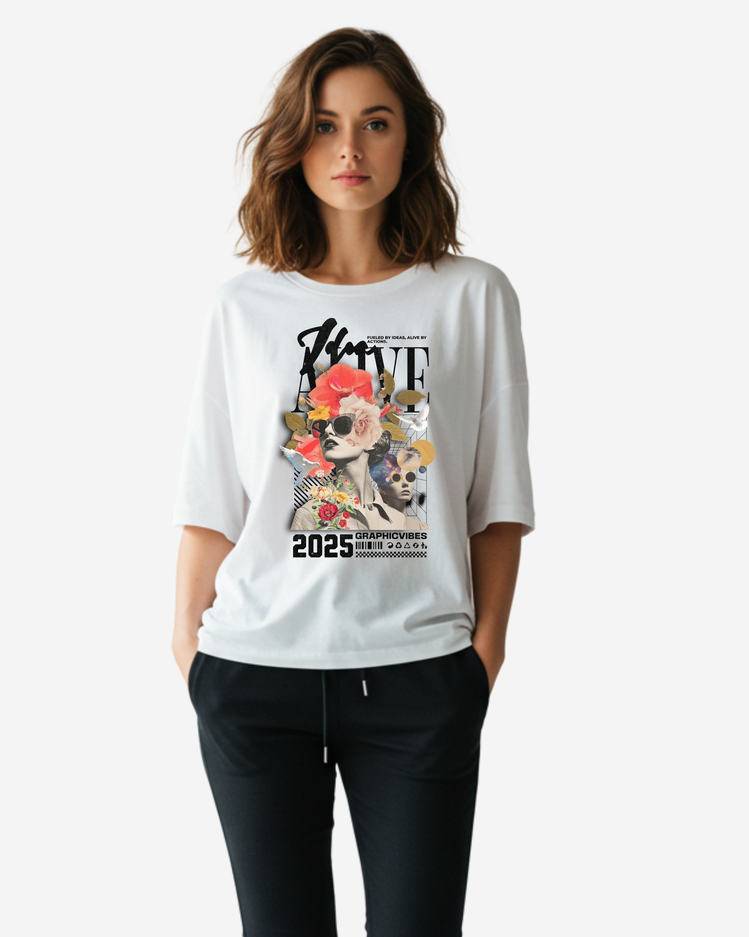 Ideas Alive Women's Oversized T-Shirt