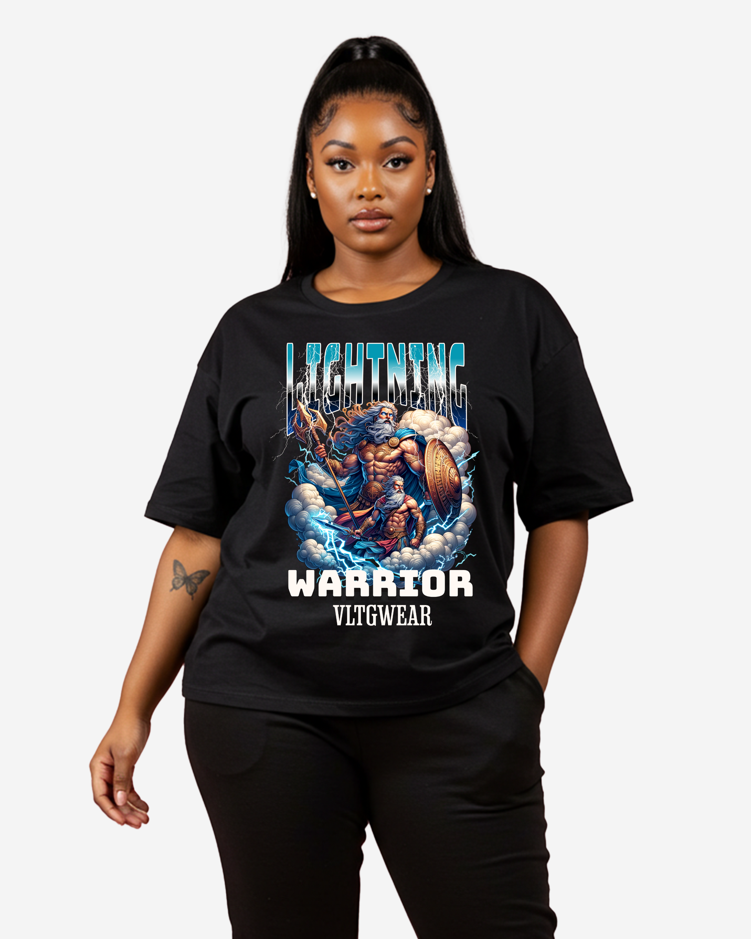Lightning Warrior Women's Oversized T-Shirt