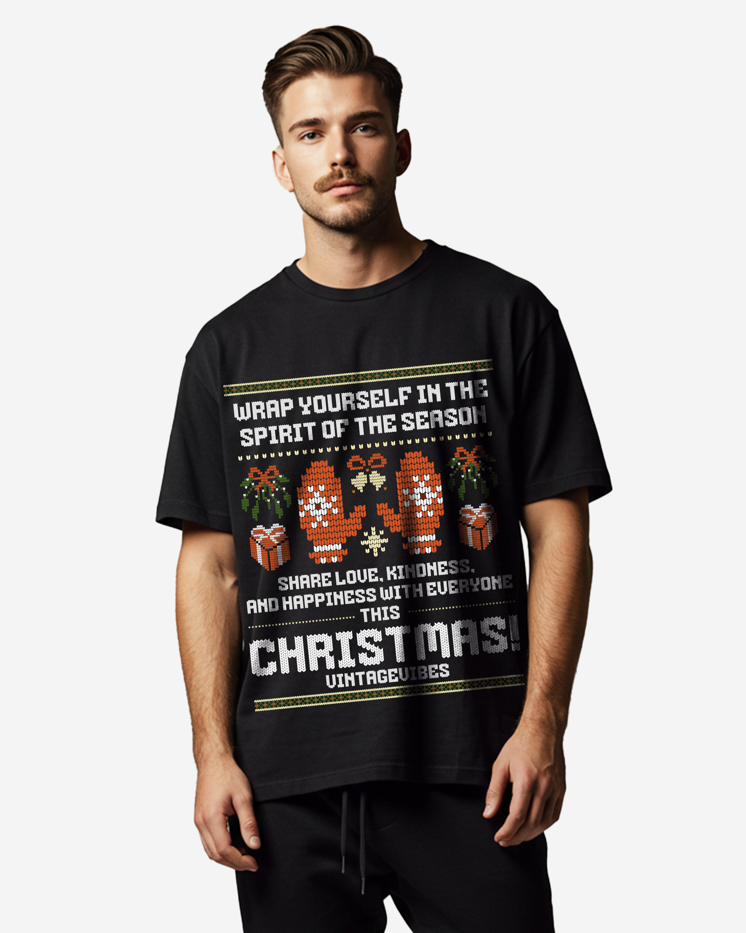 Wrap Yourself Men's Oversized T-Shirt