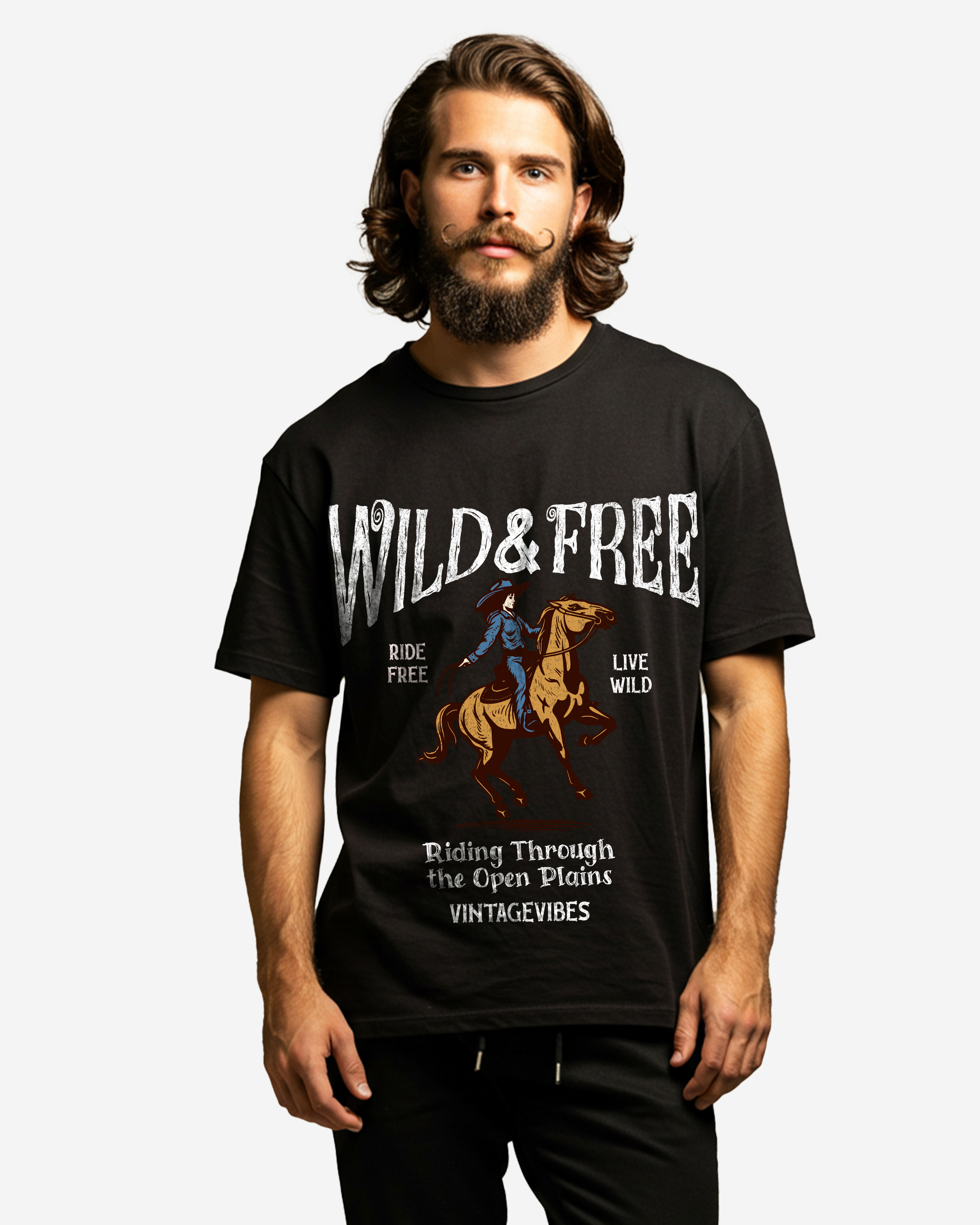 Wild & Free Men's Oversized T-Shirt