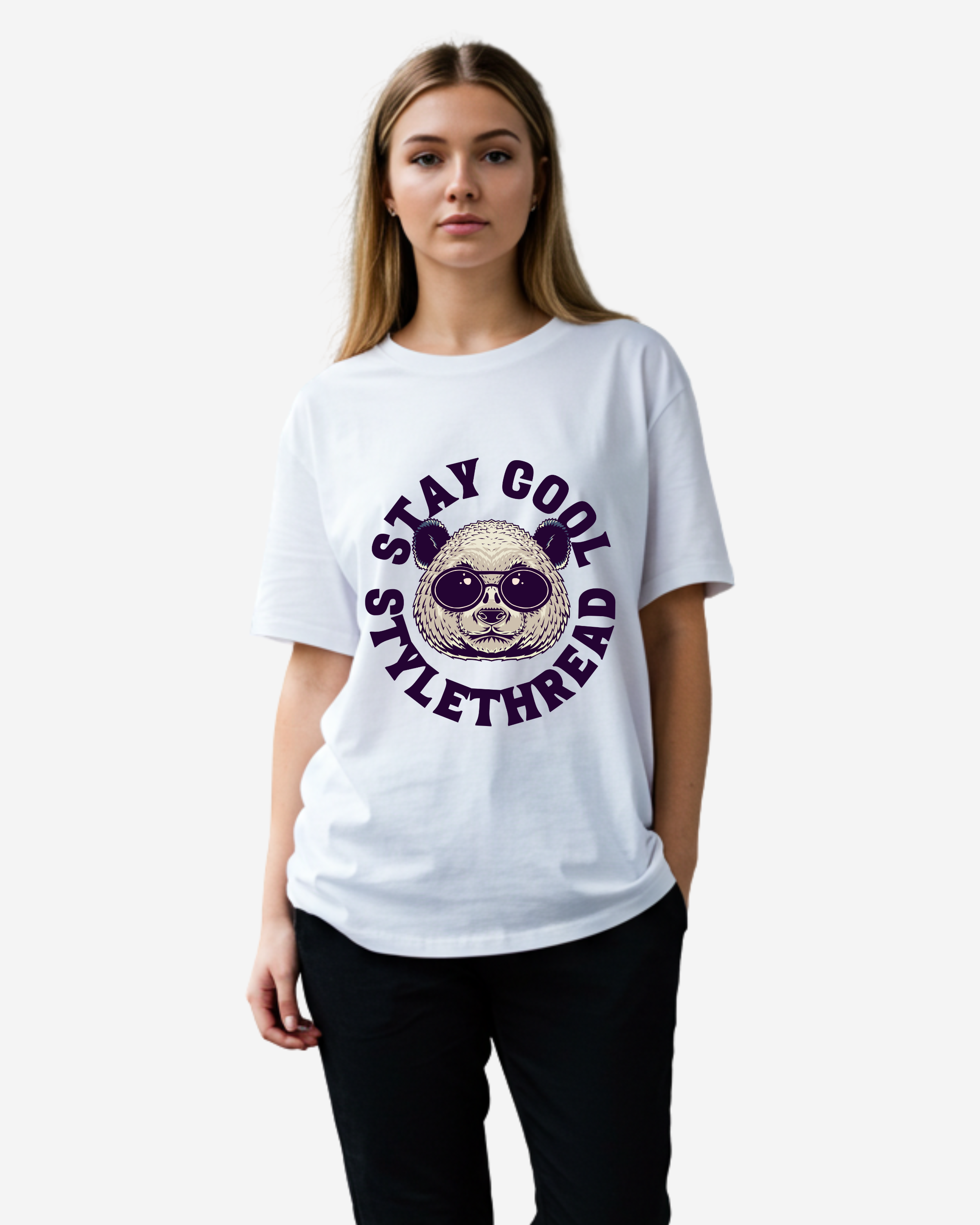 Cool Panda Women's Oversized T-Shirt