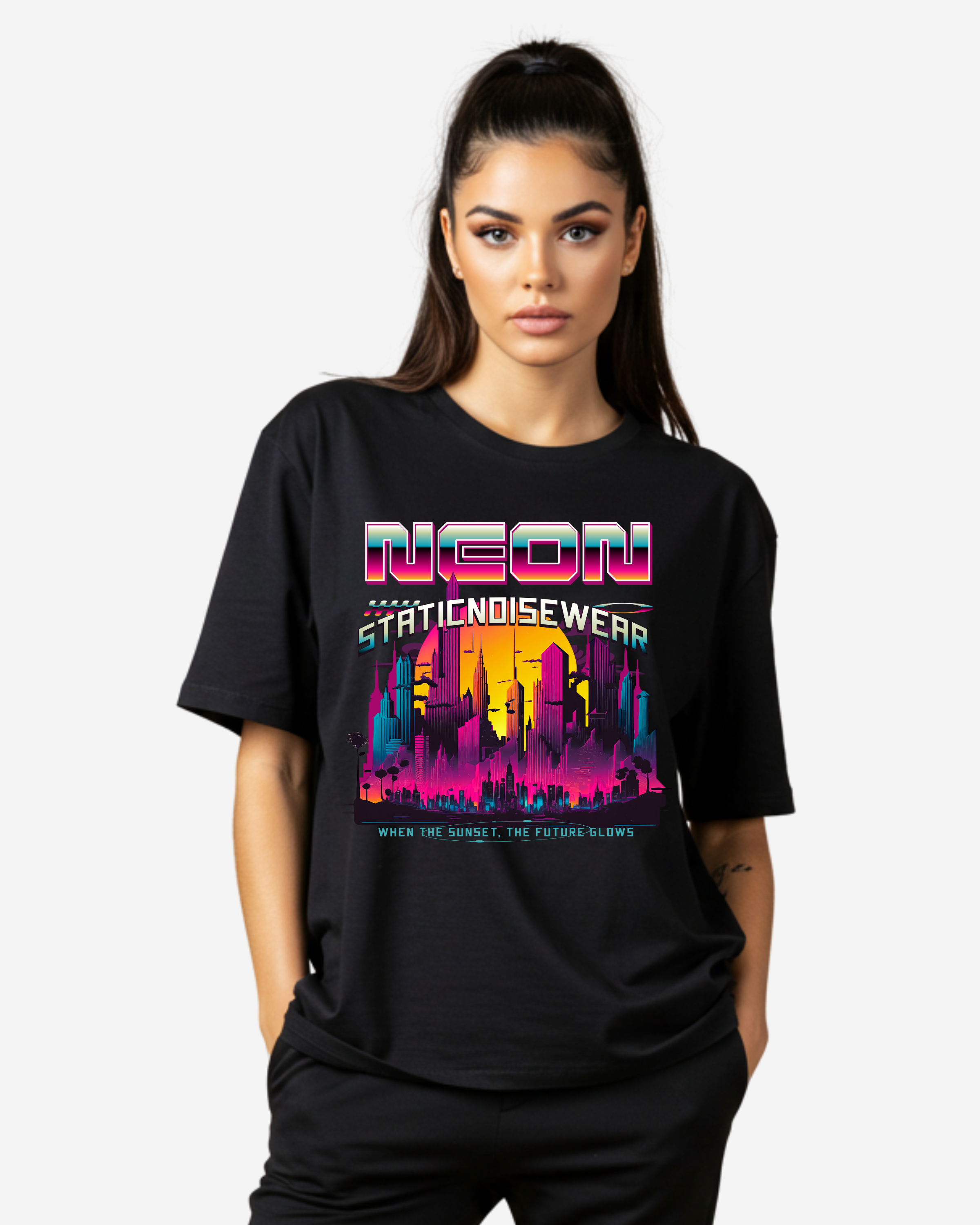 Neon Women's Oversized T-Shirt