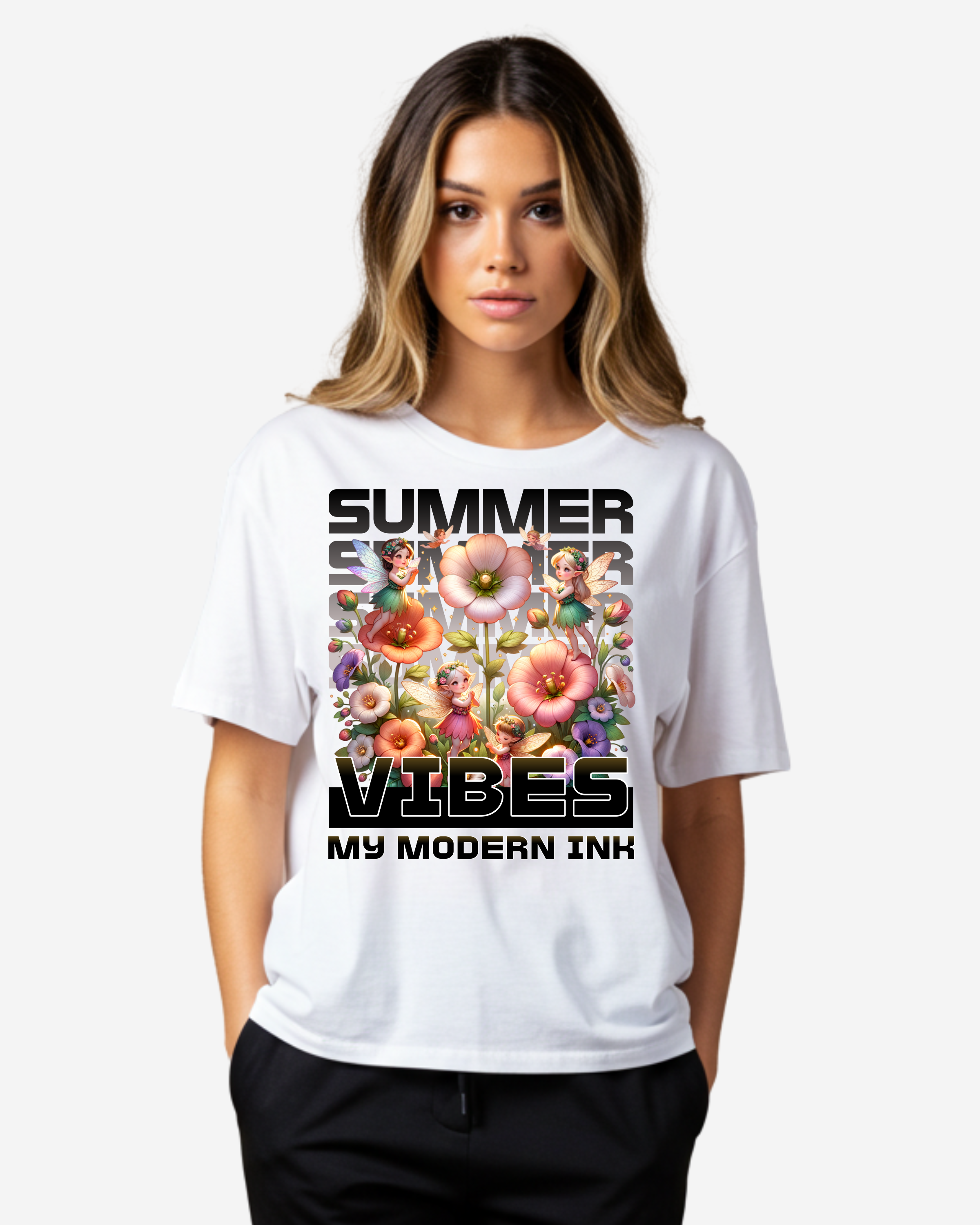 Summer Vibes Women's Oversized T-Shirt