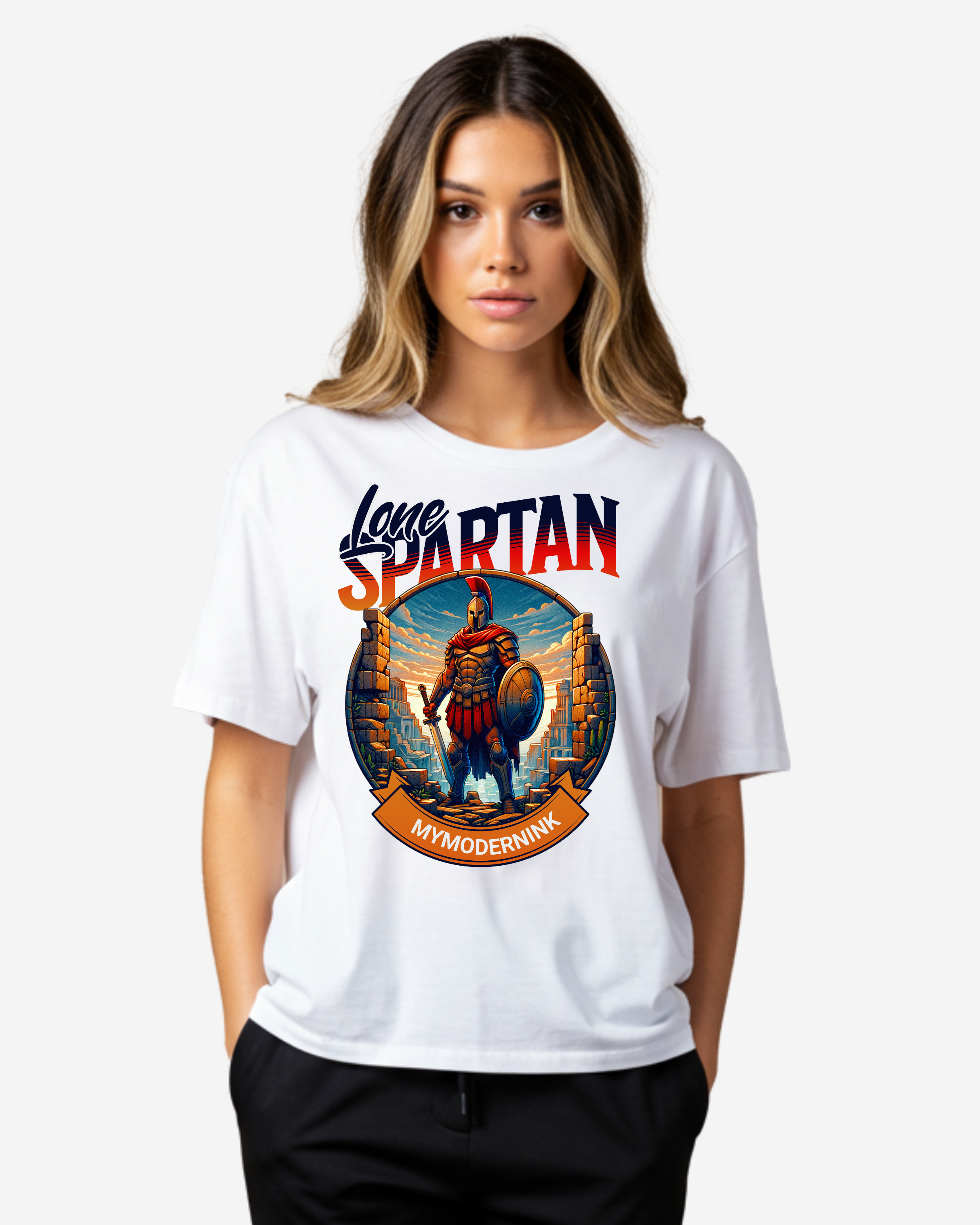 Lone Spartan Women's Oversized T-Shirt