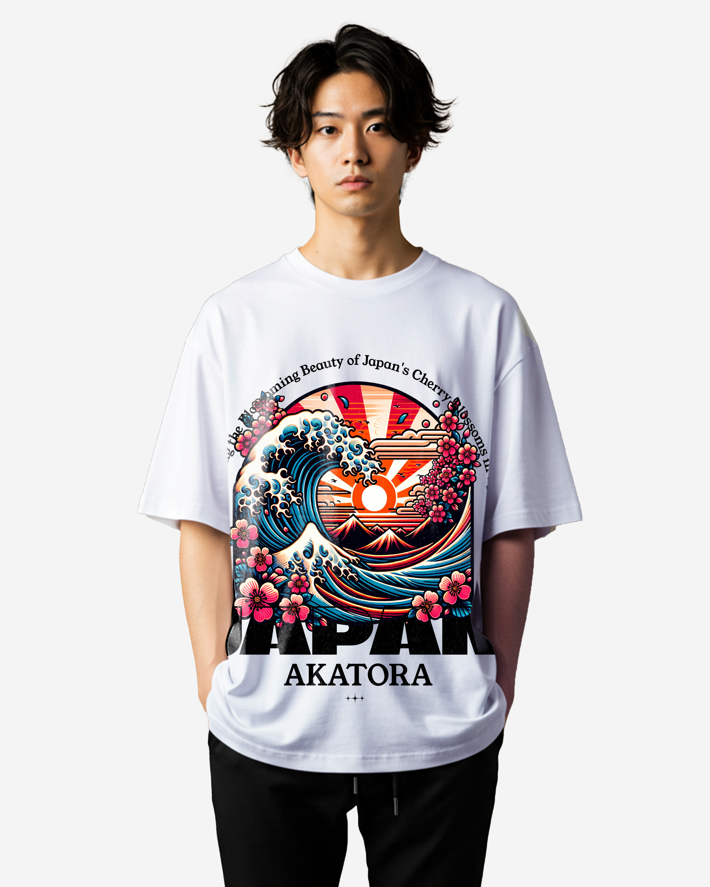 Blossoming Beauty Oversized T-Shirts