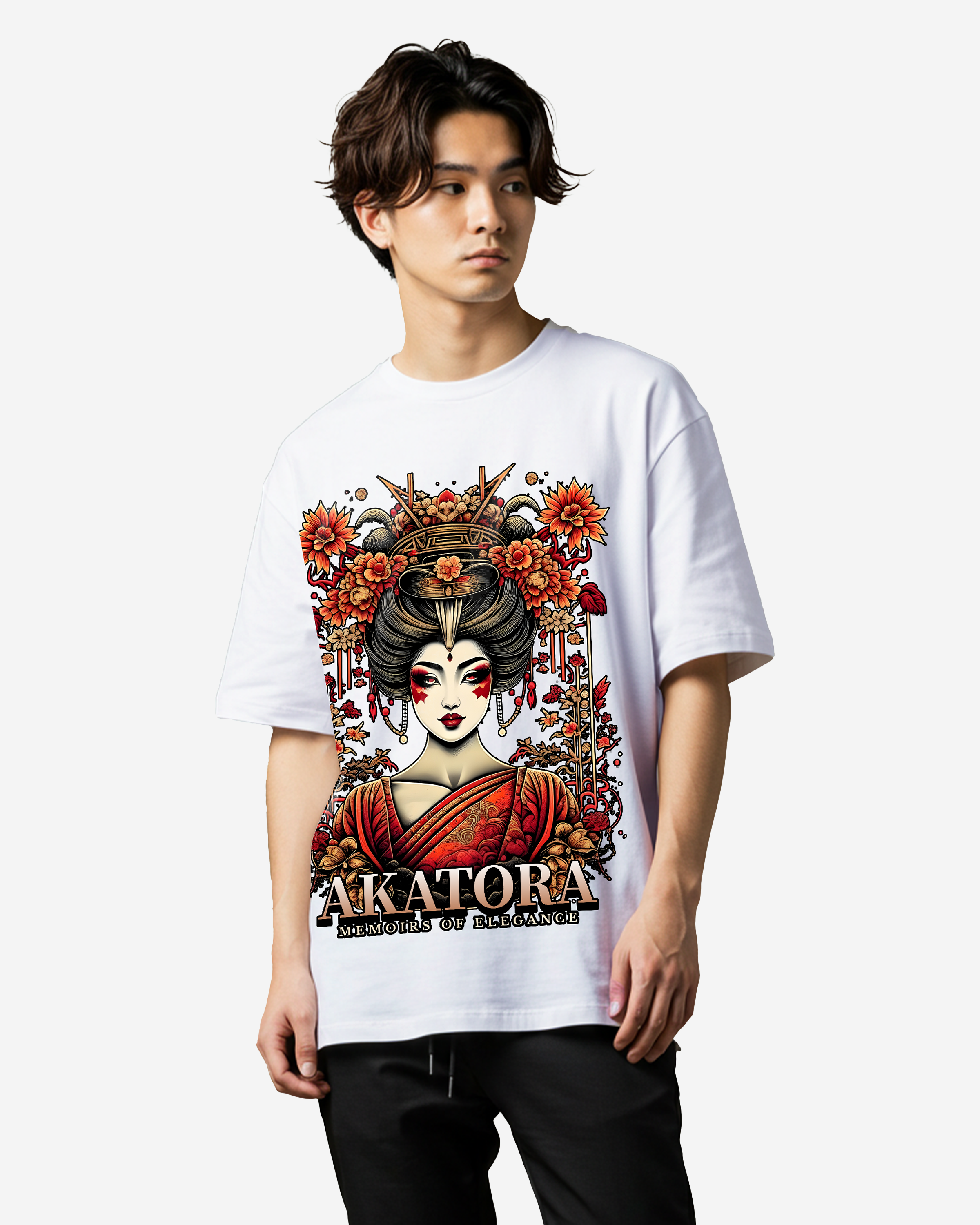 Memoirs Of Elegance Oversized T-Shirts