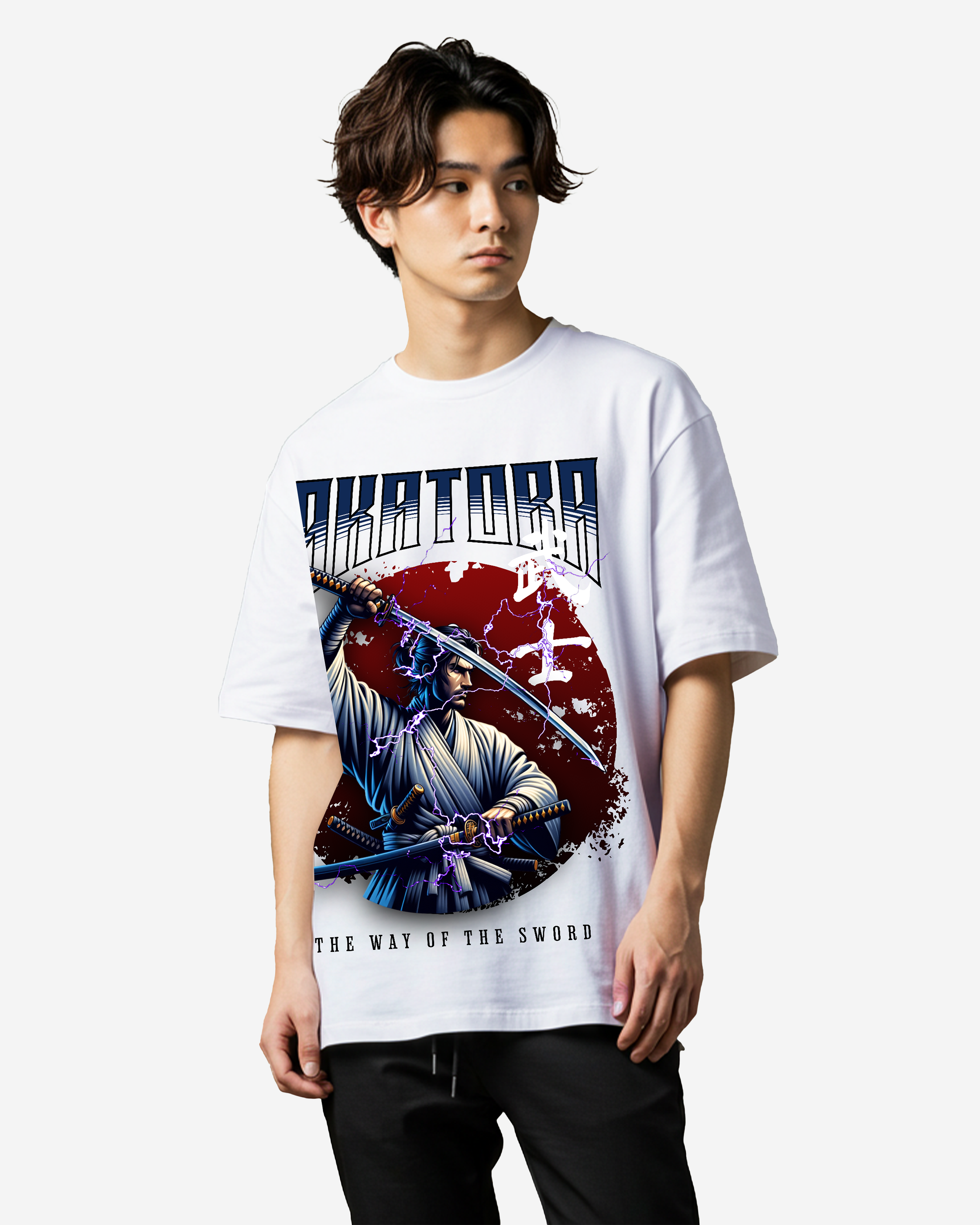 Kendo The Way Of The Sword Oversized T-Shirts