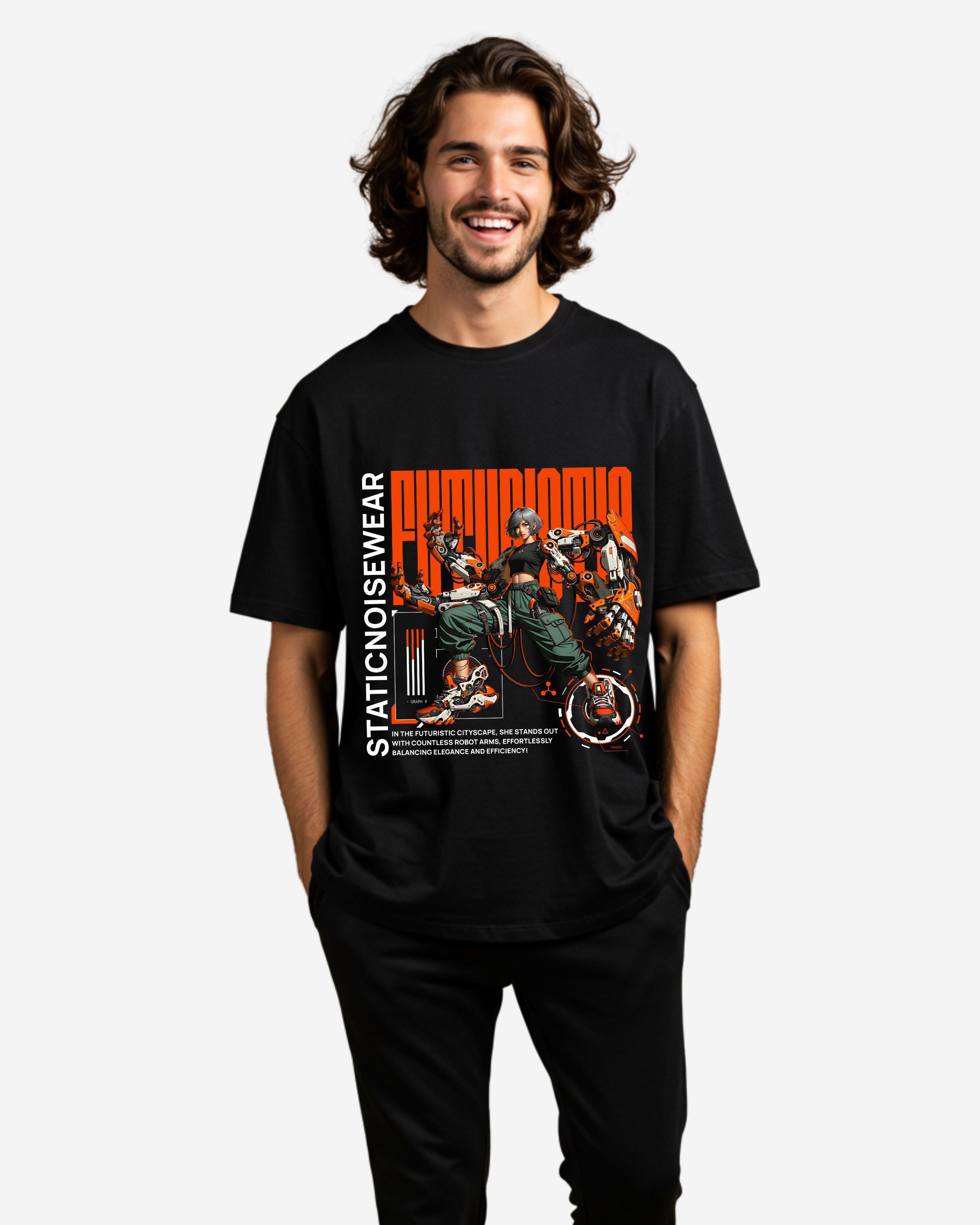 FuturaEdge Men's Oversized T-Shirt
