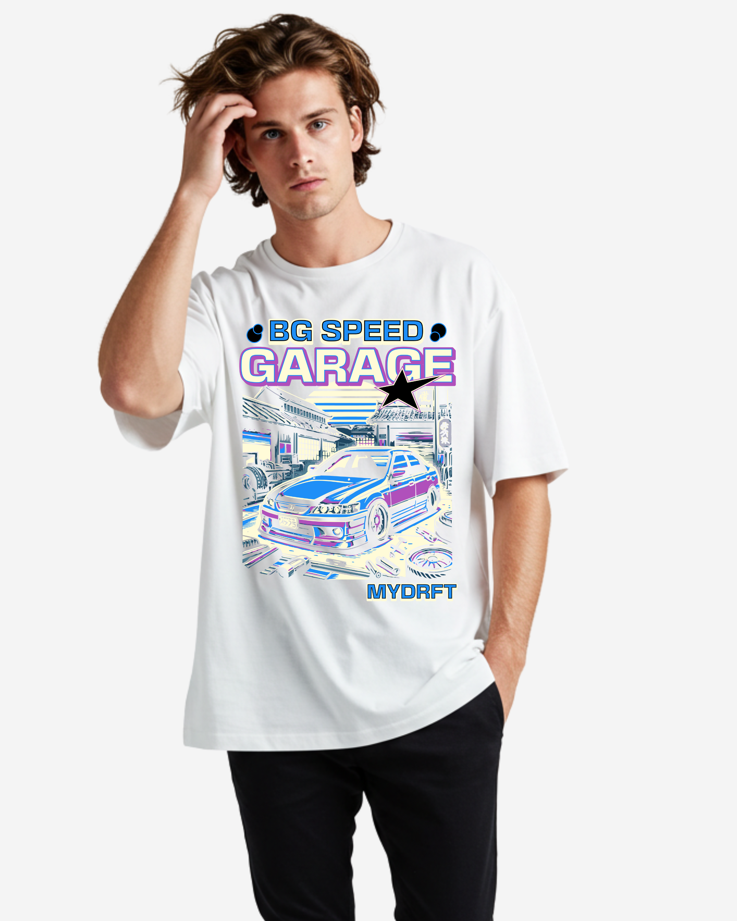BG Speed Garage Oversized T-Shirt