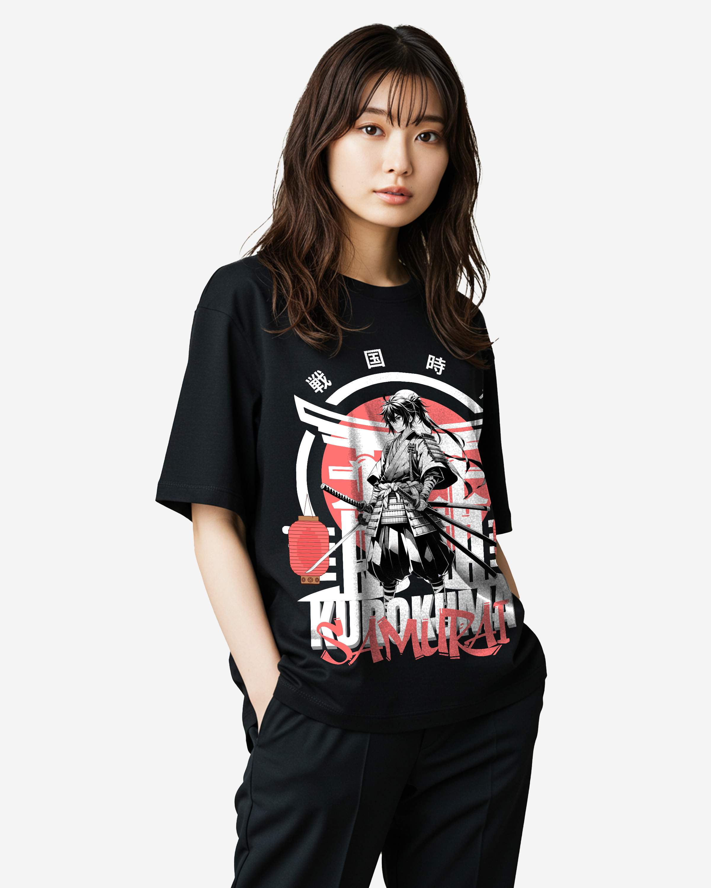 Commander Samurai Oversized T-Shirt