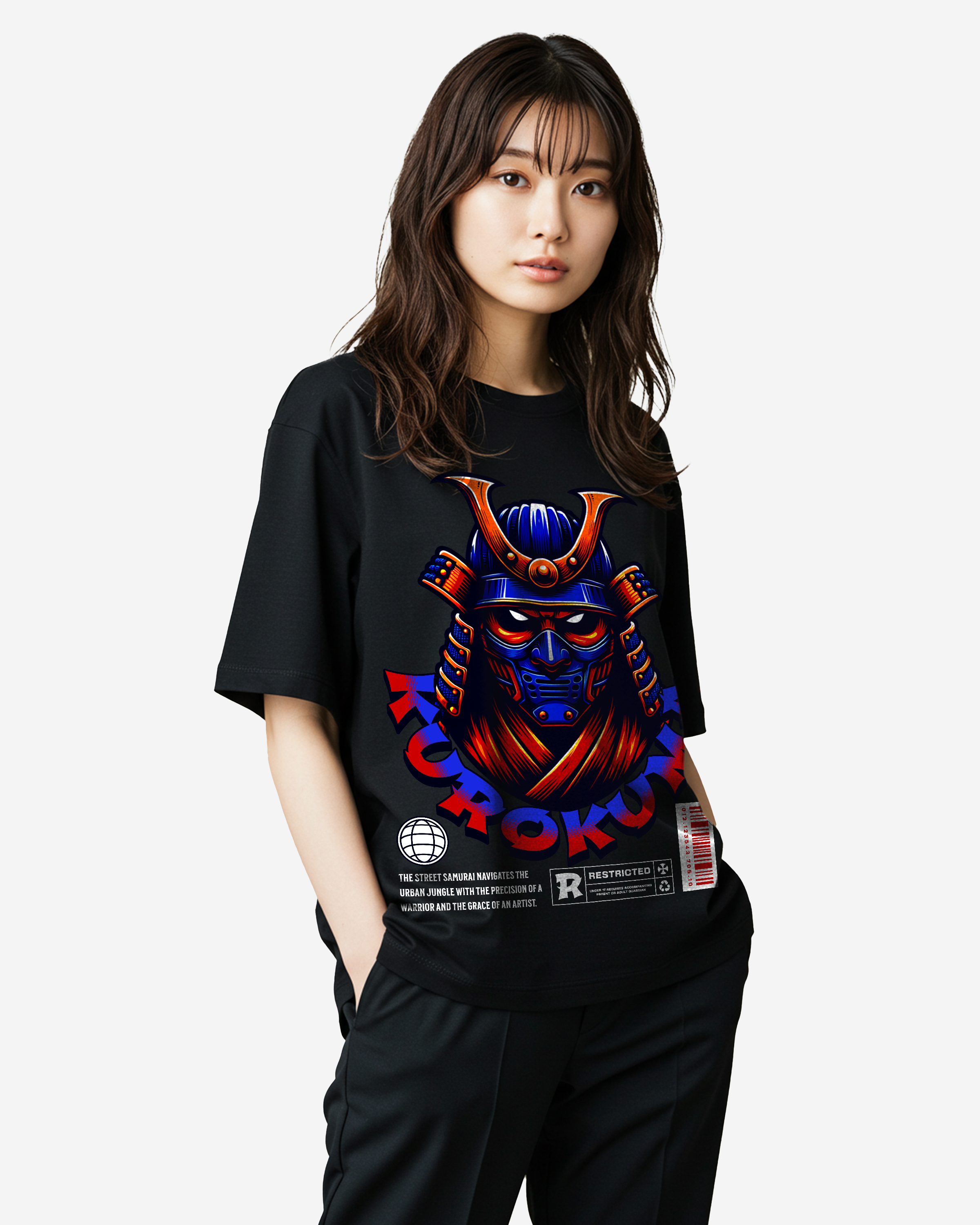 Urban Ninja Warrior Oversized T-Shirt