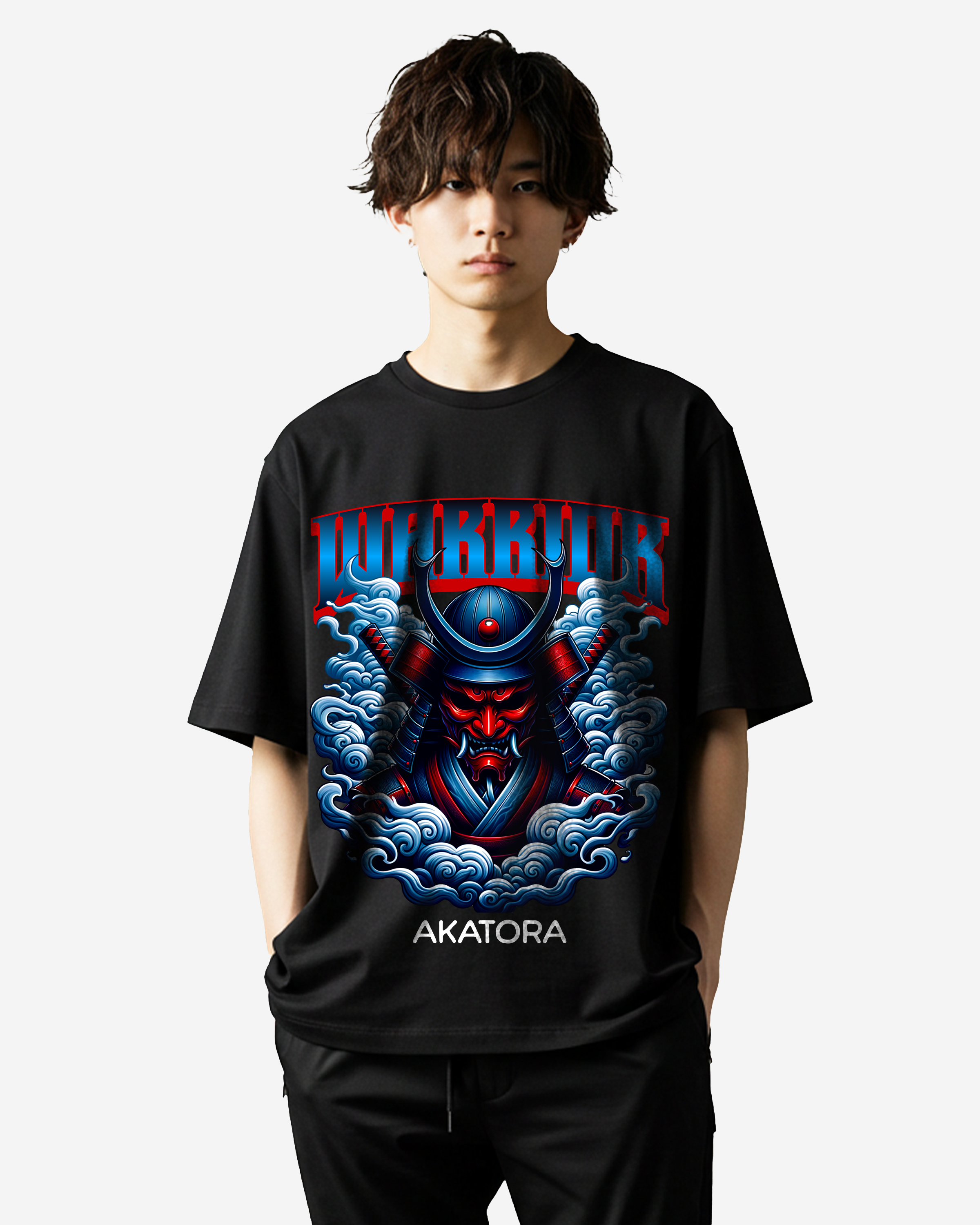 Samurai Warrior Oversized T-Shirts