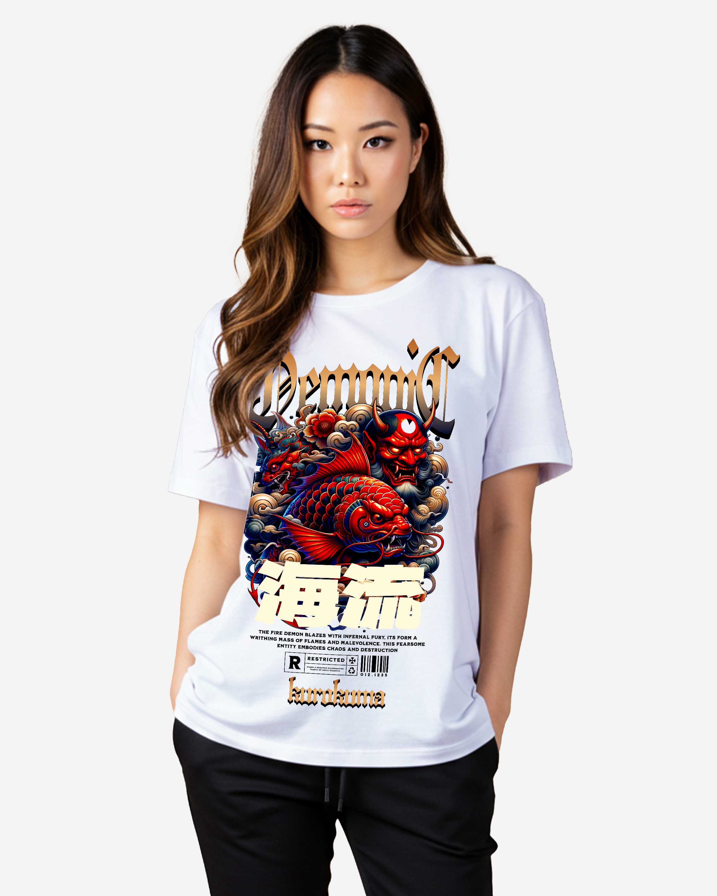 Infernal Demonic Oversized T-Shirt