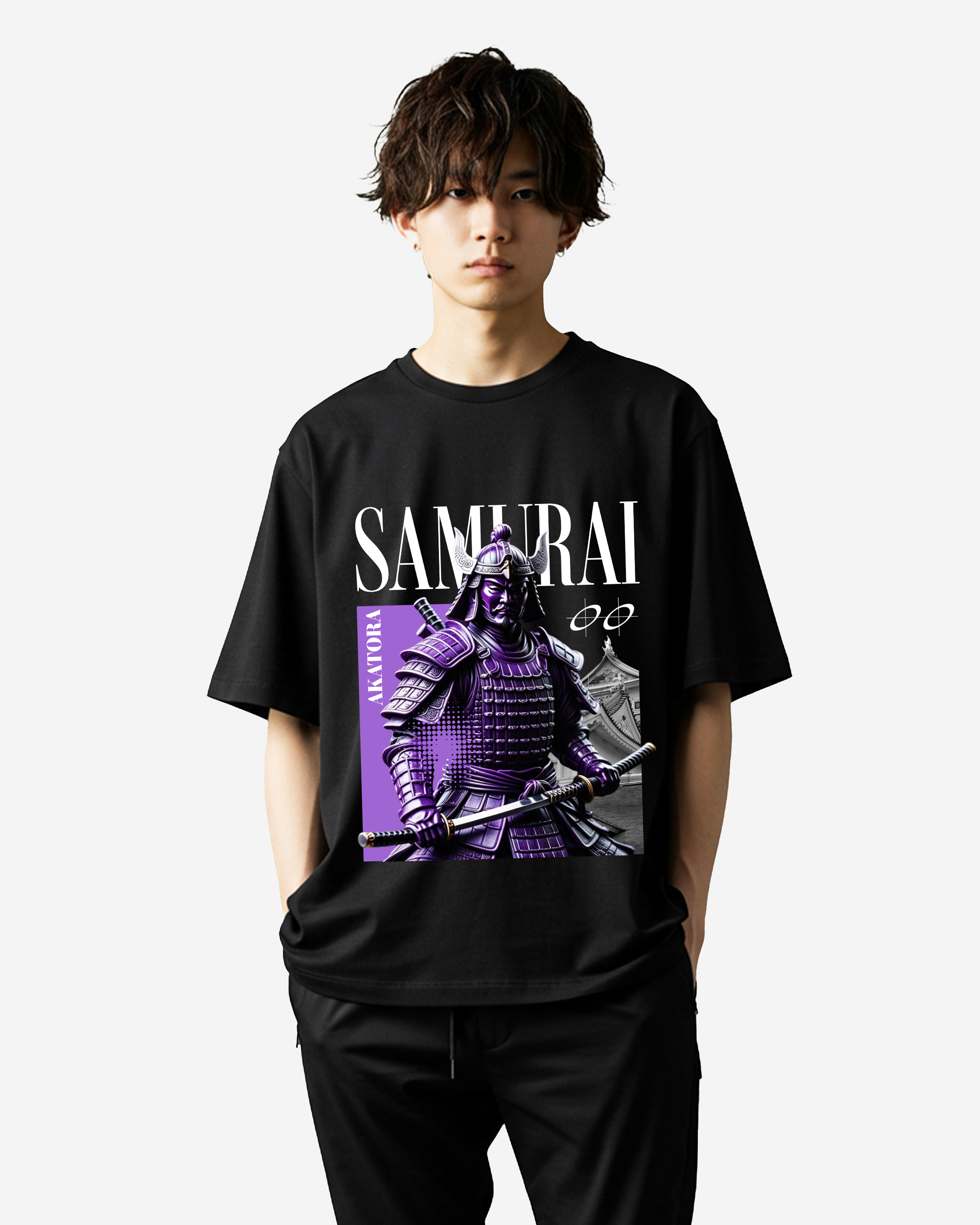 Dark Samurai Oversized T-Shirts